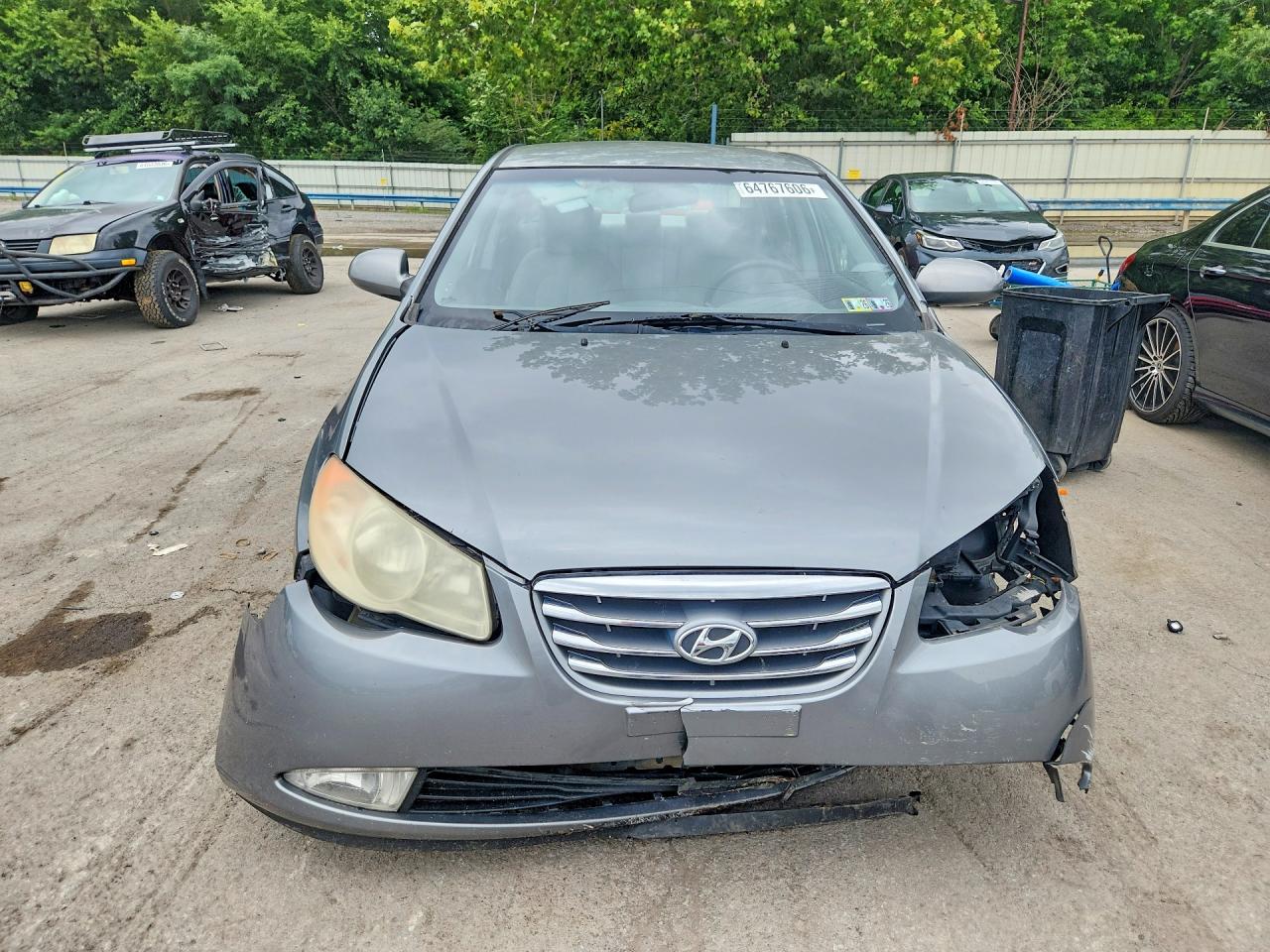 2010 Hyundai Elantra Gls Gray vin: KMHDU4AD9AU161855