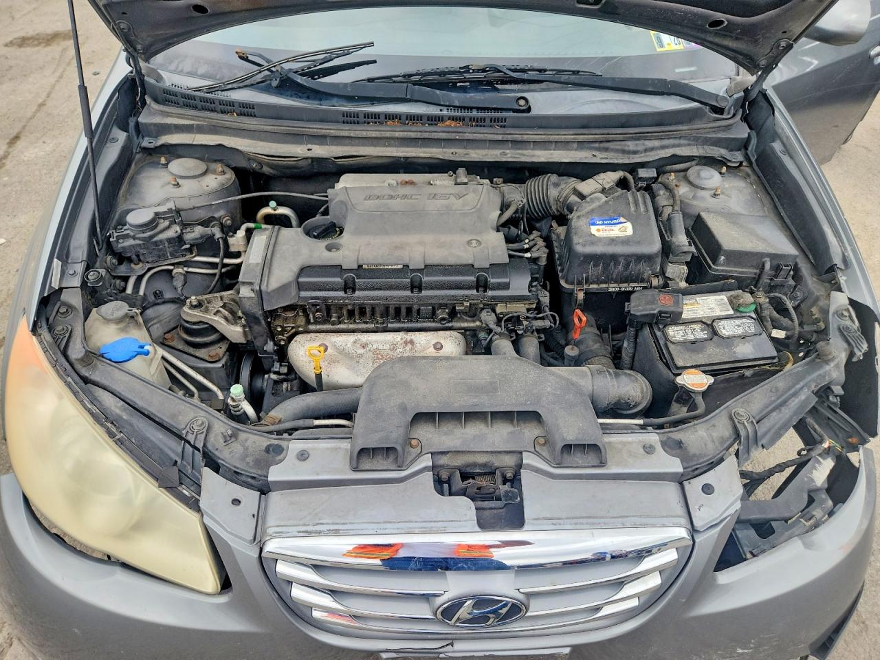 2010 Hyundai Elantra Gls Gray vin: KMHDU4AD9AU161855