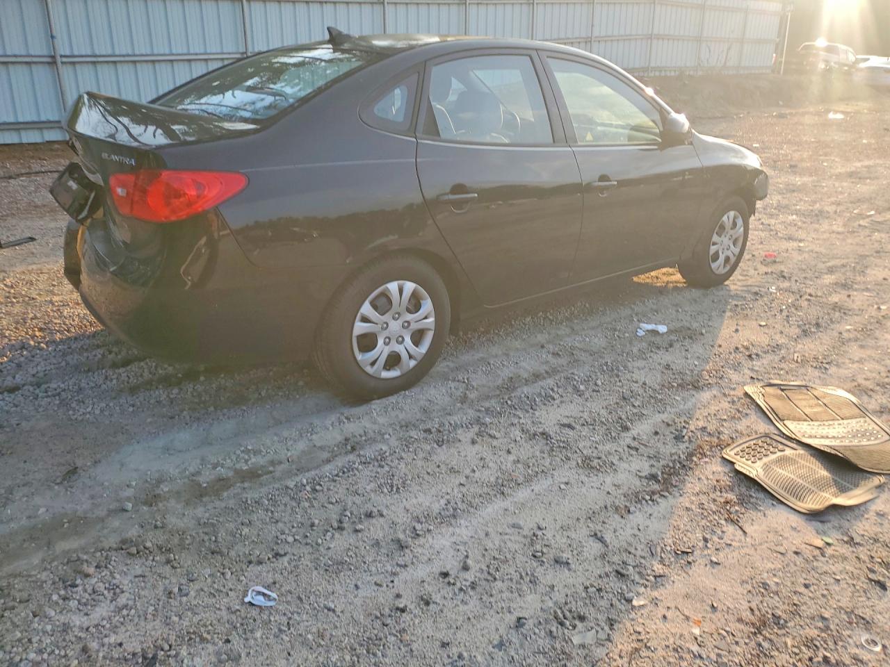 2010 Hyundai Elantra Gls Black vin: KMHDU4AD9AU182897