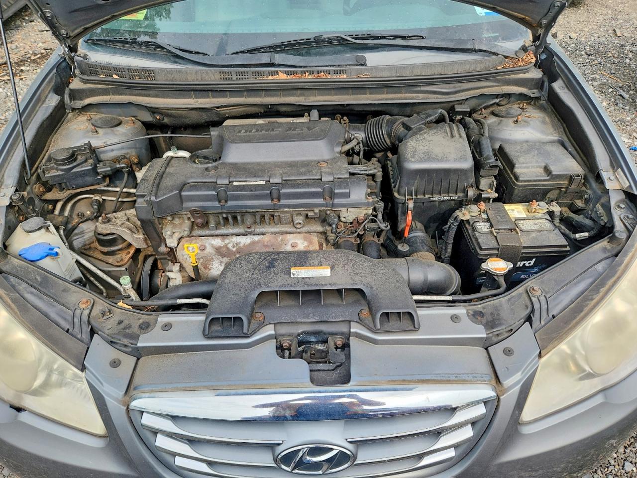 2010 Hyundai Elantra Gls Gray vin: KMHDU4AD9AU185900