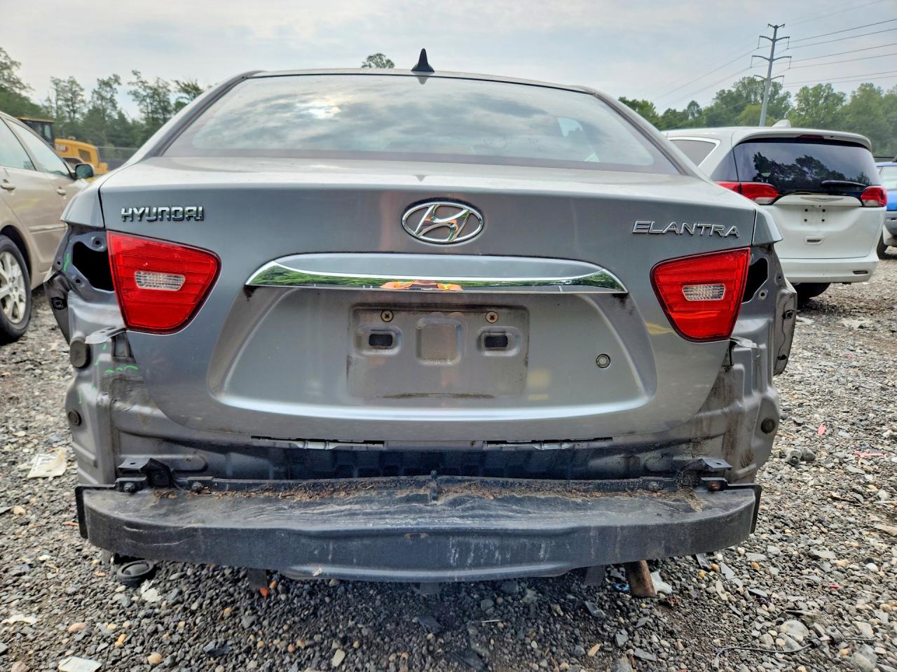 2010 Hyundai Elantra Gls Gray vin: KMHDU4AD9AU185900