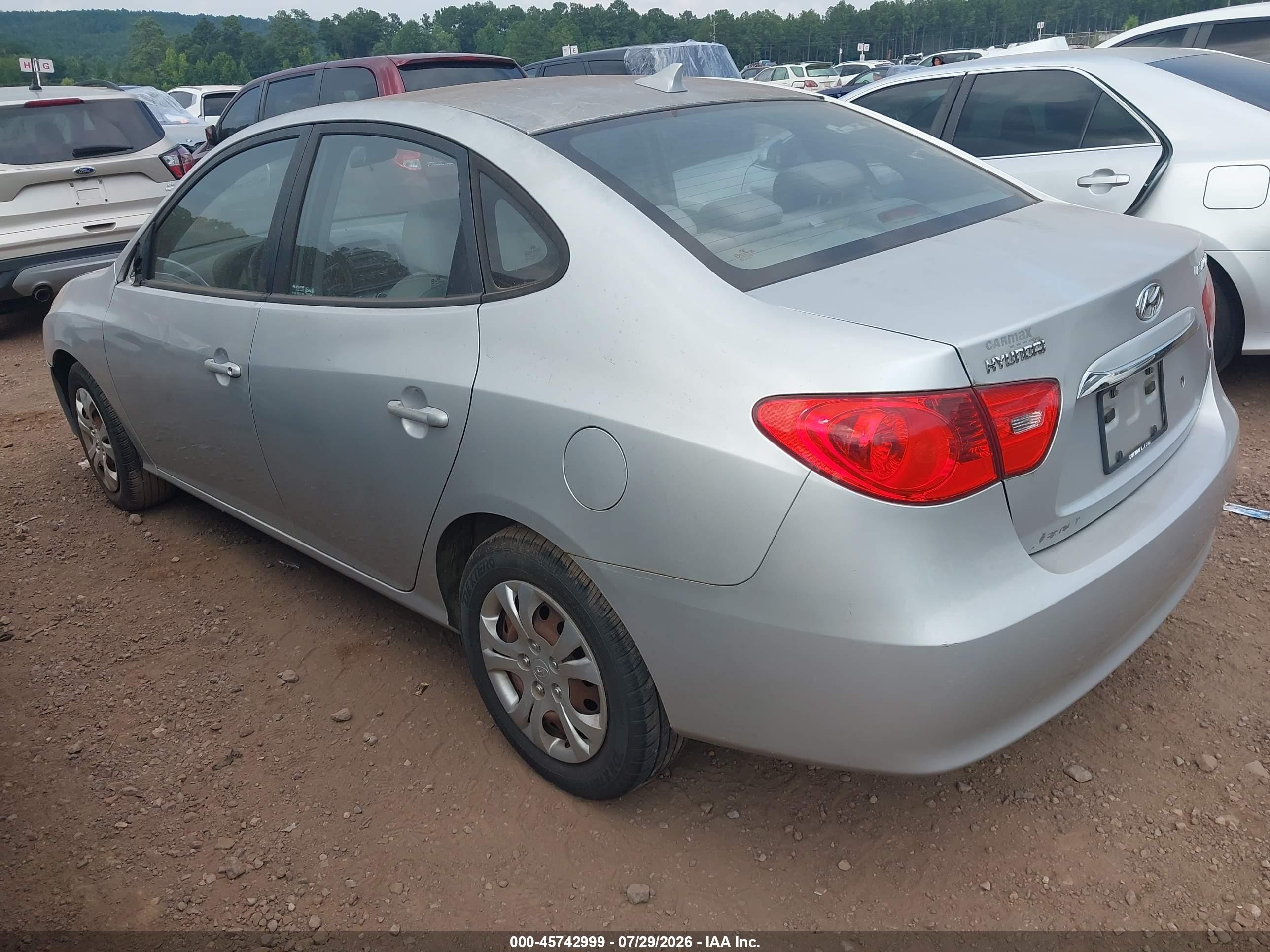 2010 Hyundai Elantra Gls Серебряный vin: KMHDU4AD9AU193141