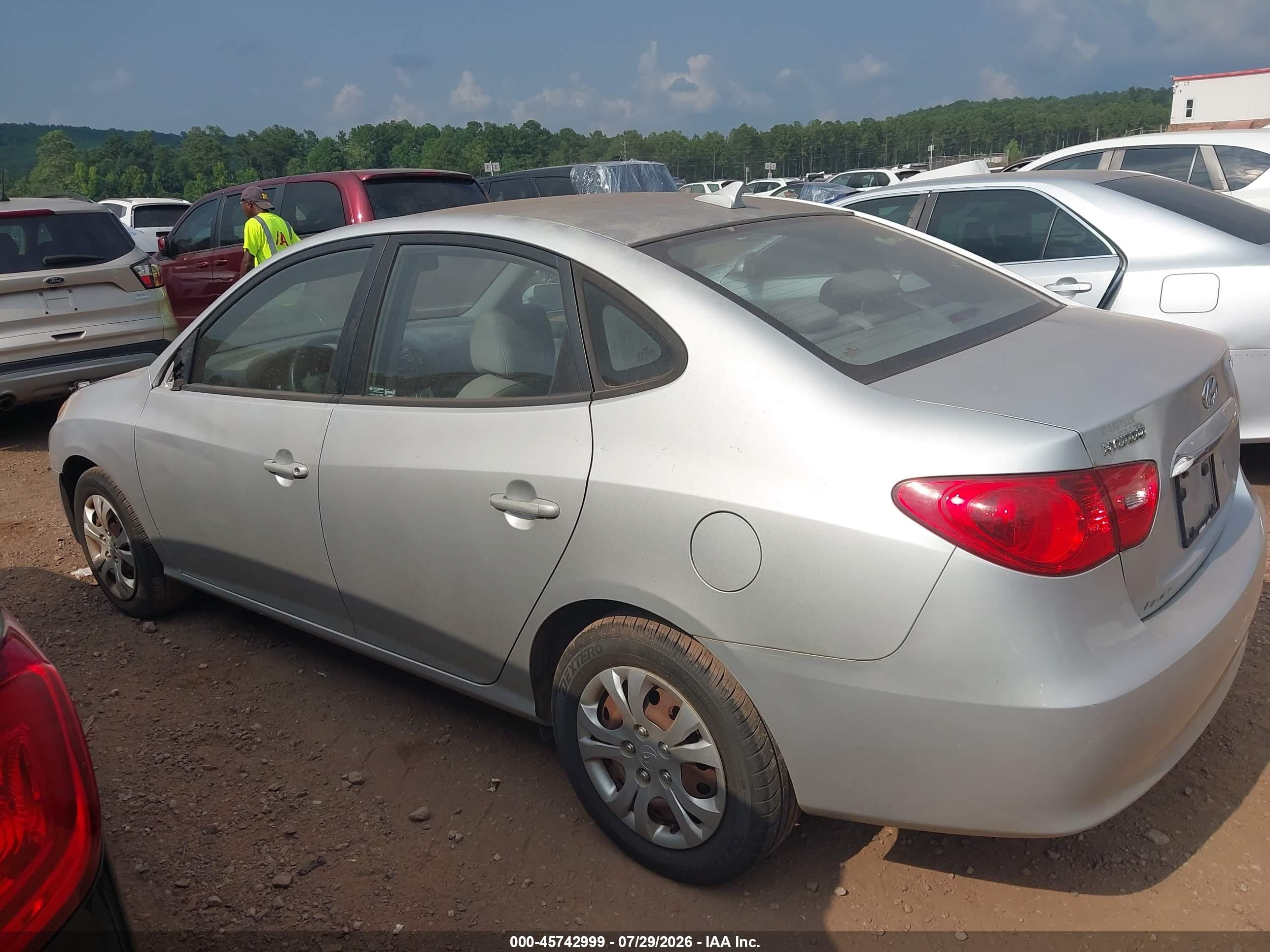 2010 Hyundai Elantra Gls Серебряный vin: KMHDU4AD9AU193141