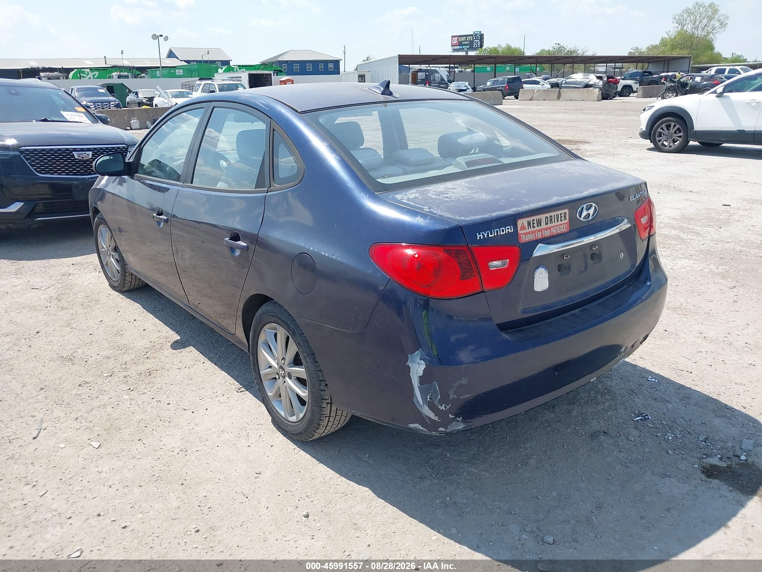 2010 Hyundai Elantra Gls Blue vin: KMHDU4AD9AU839519
