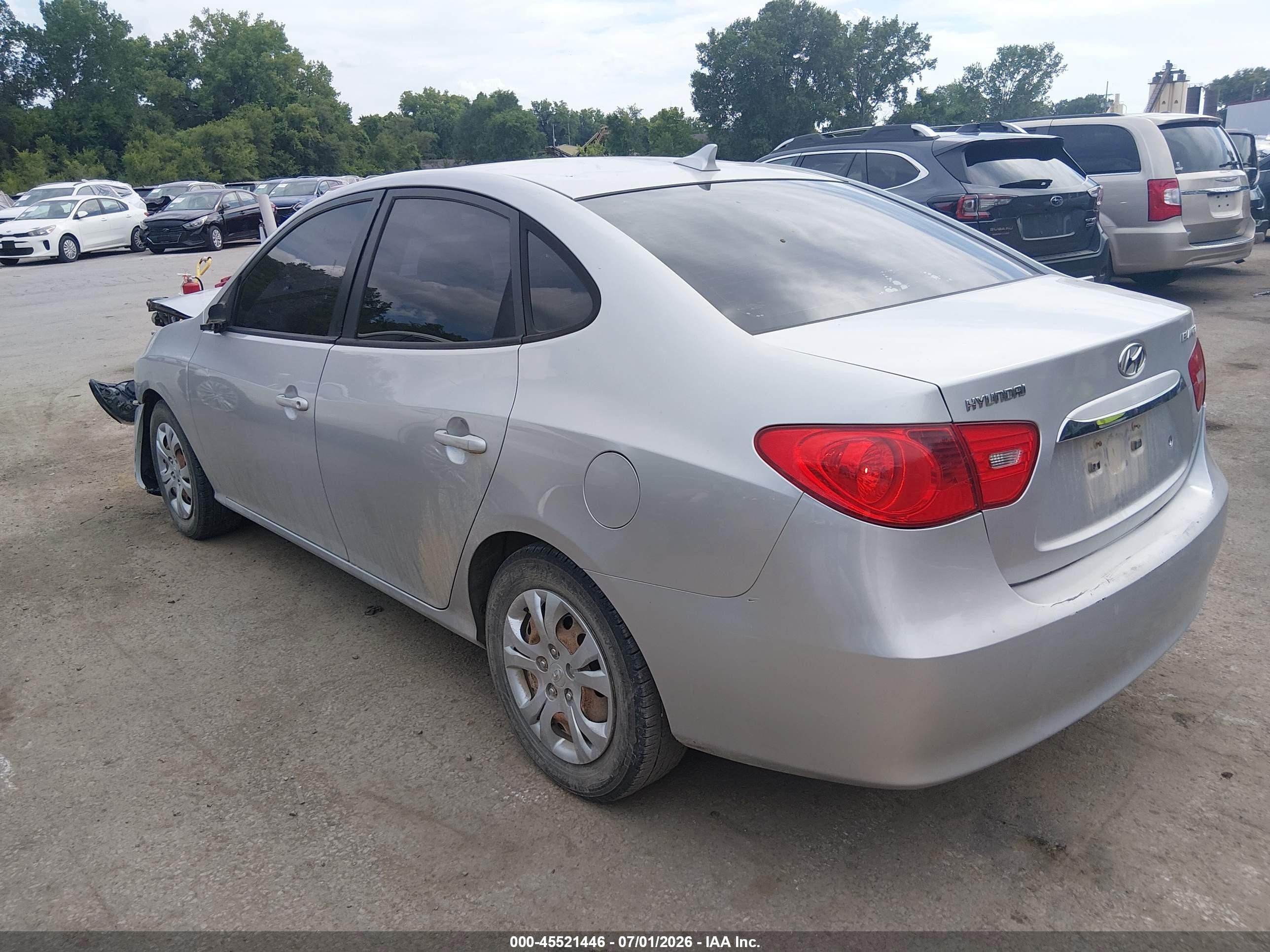 2010 Hyundai Elantra Gls Серебряный vin: KMHDU4AD9AU879597