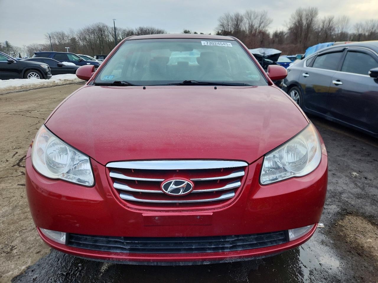 2010 Hyundai Elantra Gls Red vin: KMHDU4AD9AU883147