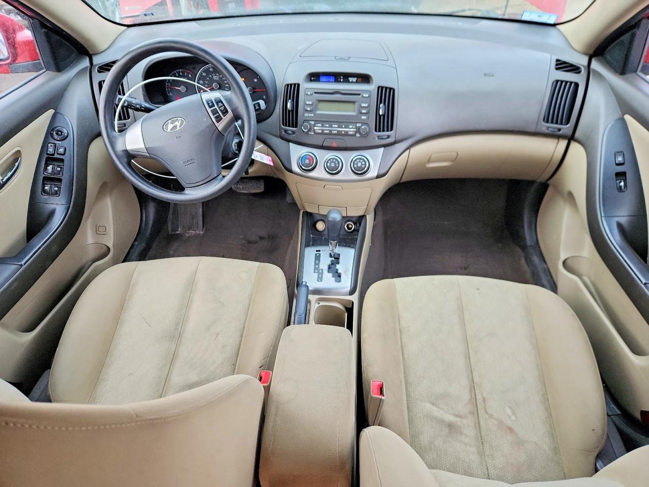 2010 Hyundai Elantra Gls Red vin: KMHDU4AD9AU883147