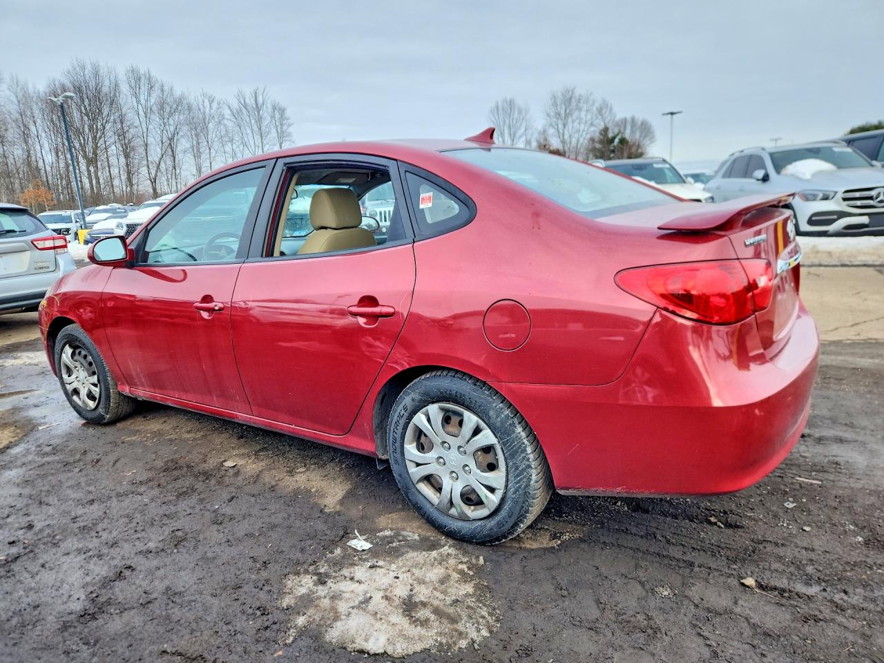 2010 Hyundai Elantra Gls Red vin: KMHDU4AD9AU883147