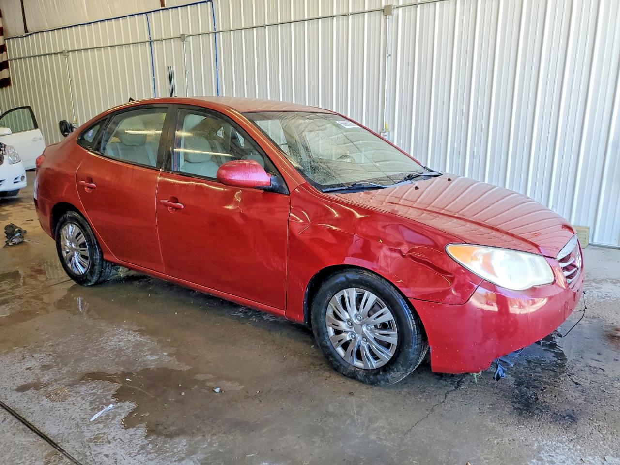 2010 Hyundai Elantra Gls Burgundy vin: KMHDU4AD9AU910203