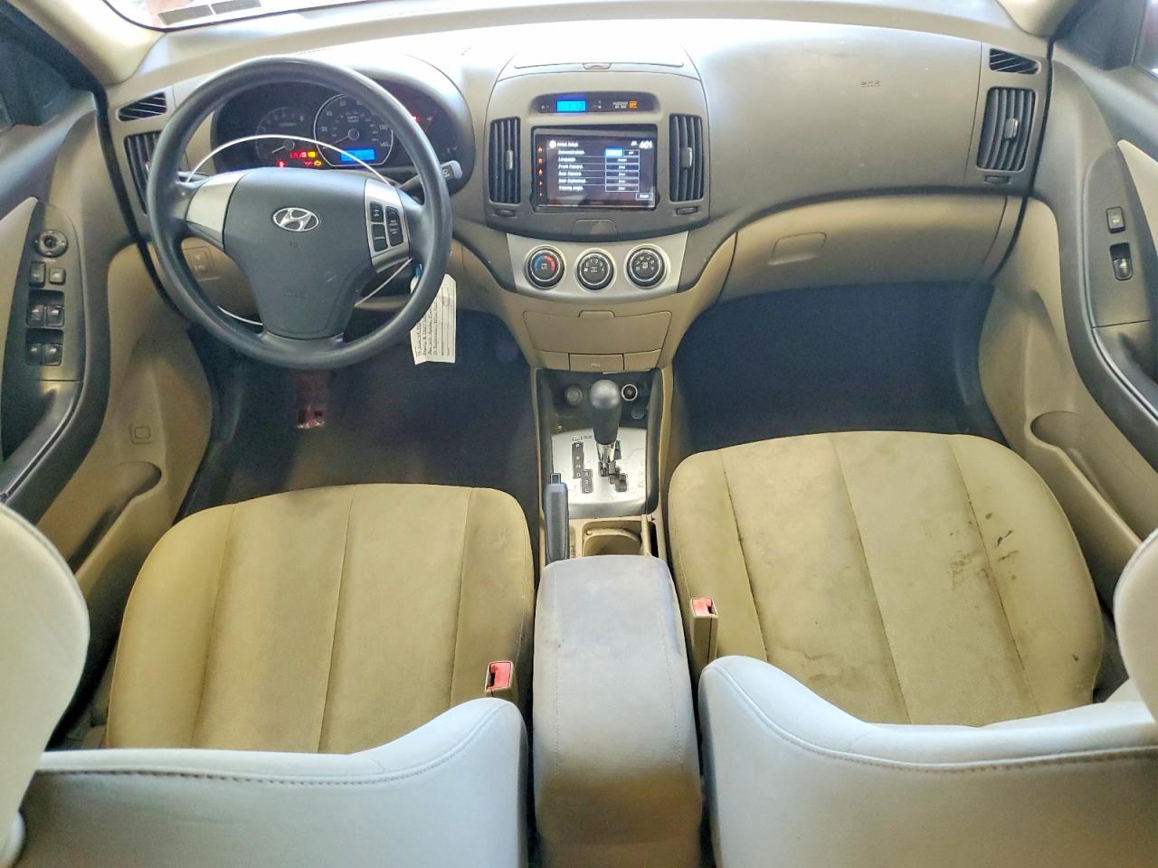 2010 Hyundai Elantra Gls Burgundy vin: KMHDU4AD9AU910203