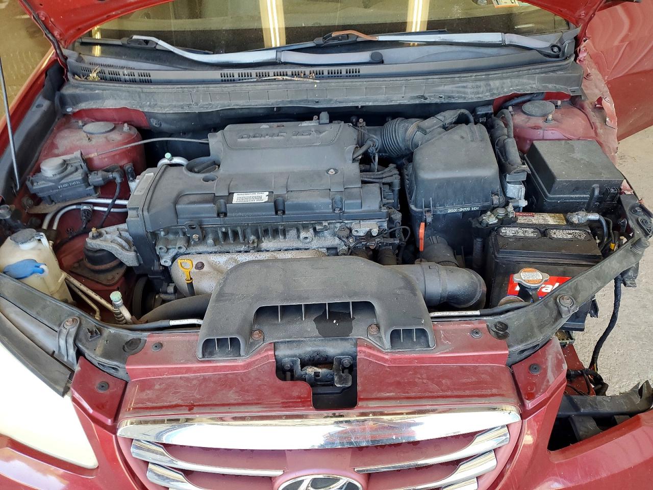 2010 Hyundai Elantra Gls Burgundy vin: KMHDU4AD9AU910203