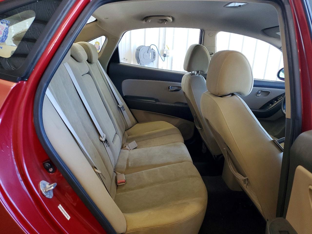 2010 Hyundai Elantra Gls Burgundy vin: KMHDU4AD9AU910203