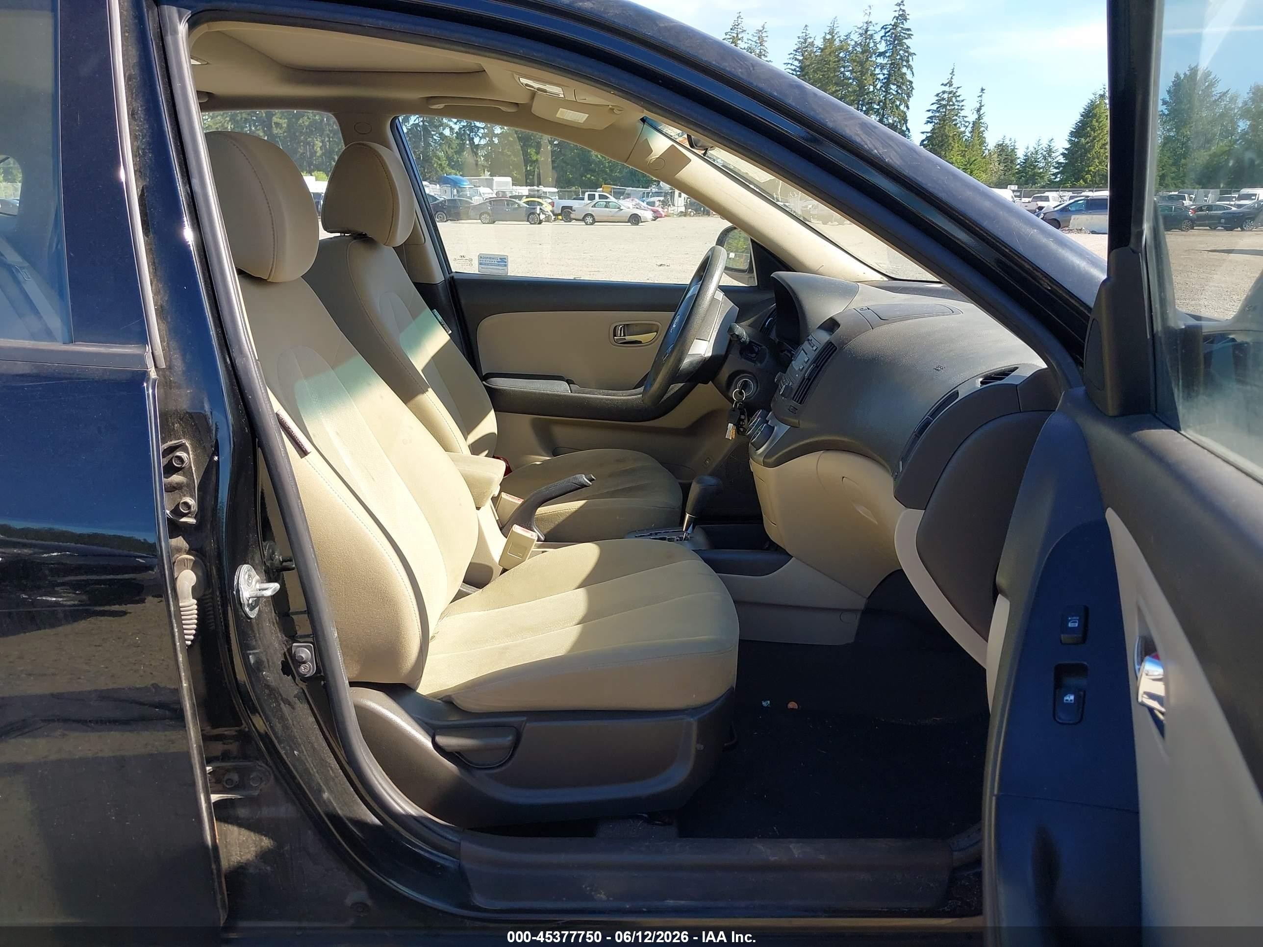 2010 Hyundai Elantra Gls Черный vin: KMHDU4AD9AU914008