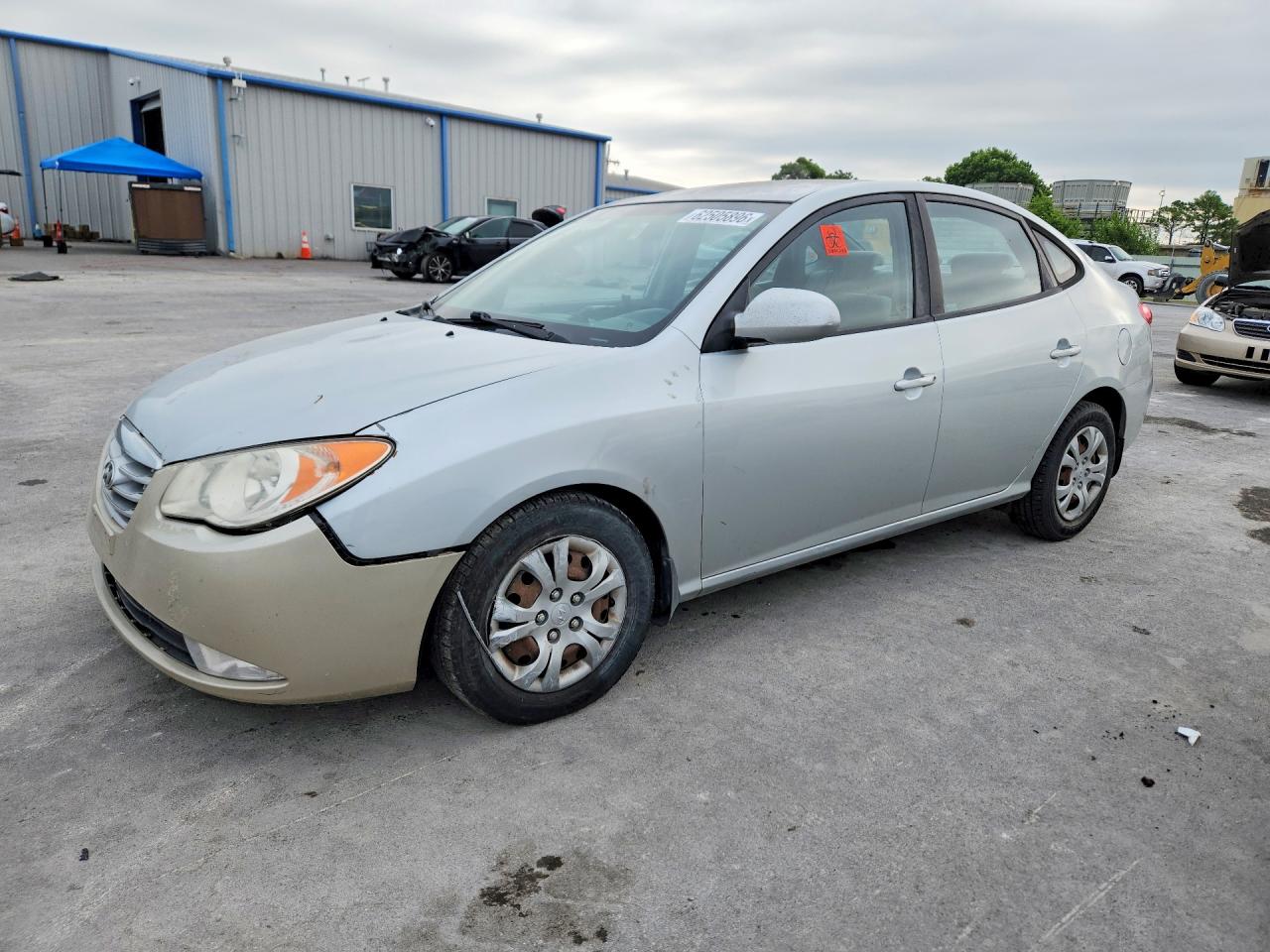 2010 Hyundai Elantra Gls Silver vin: KMHDU4AD9AU966268