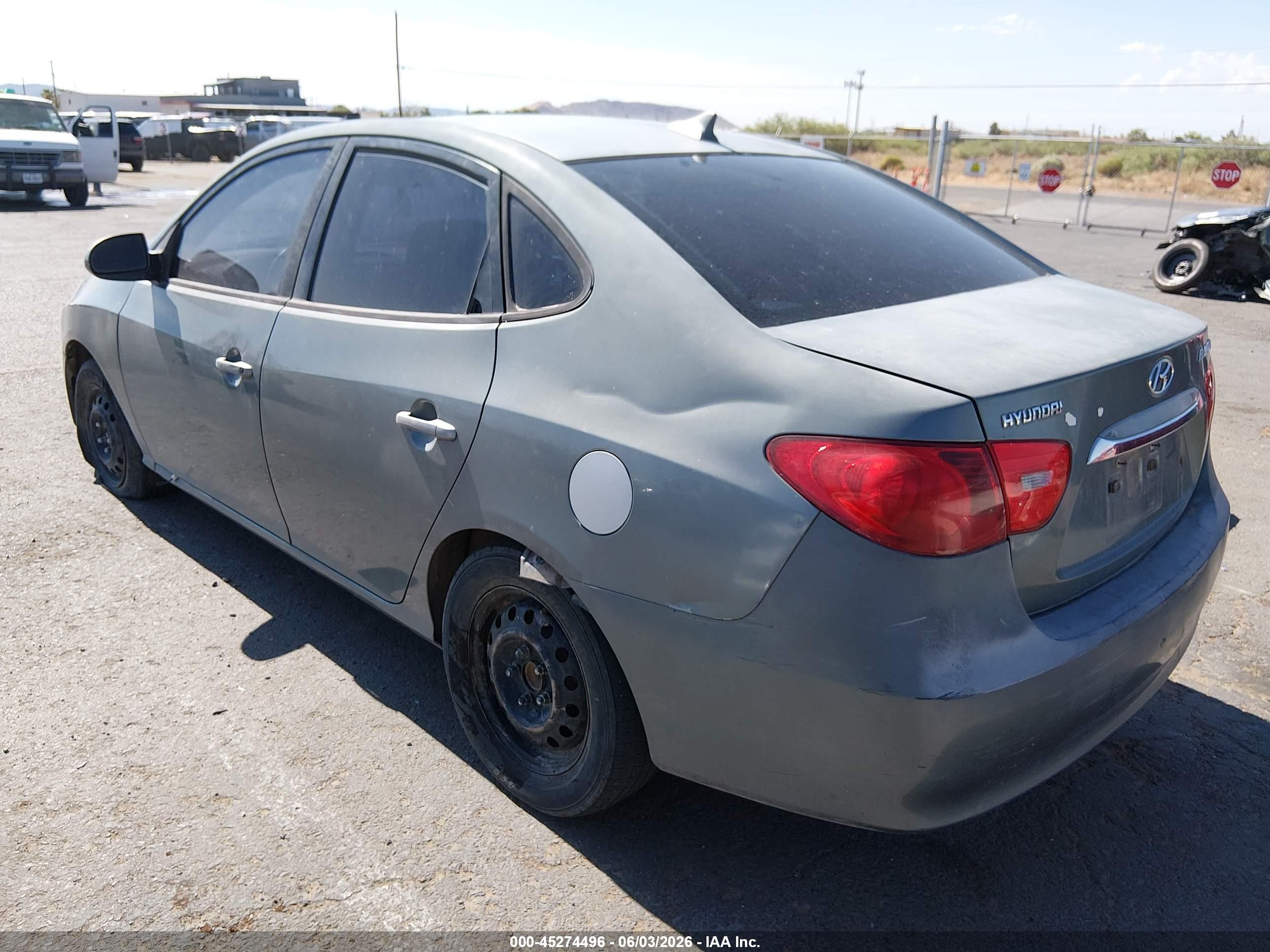 2010 Hyundai Elantra Blue Gray vin: KMHDU4AD9AU967386