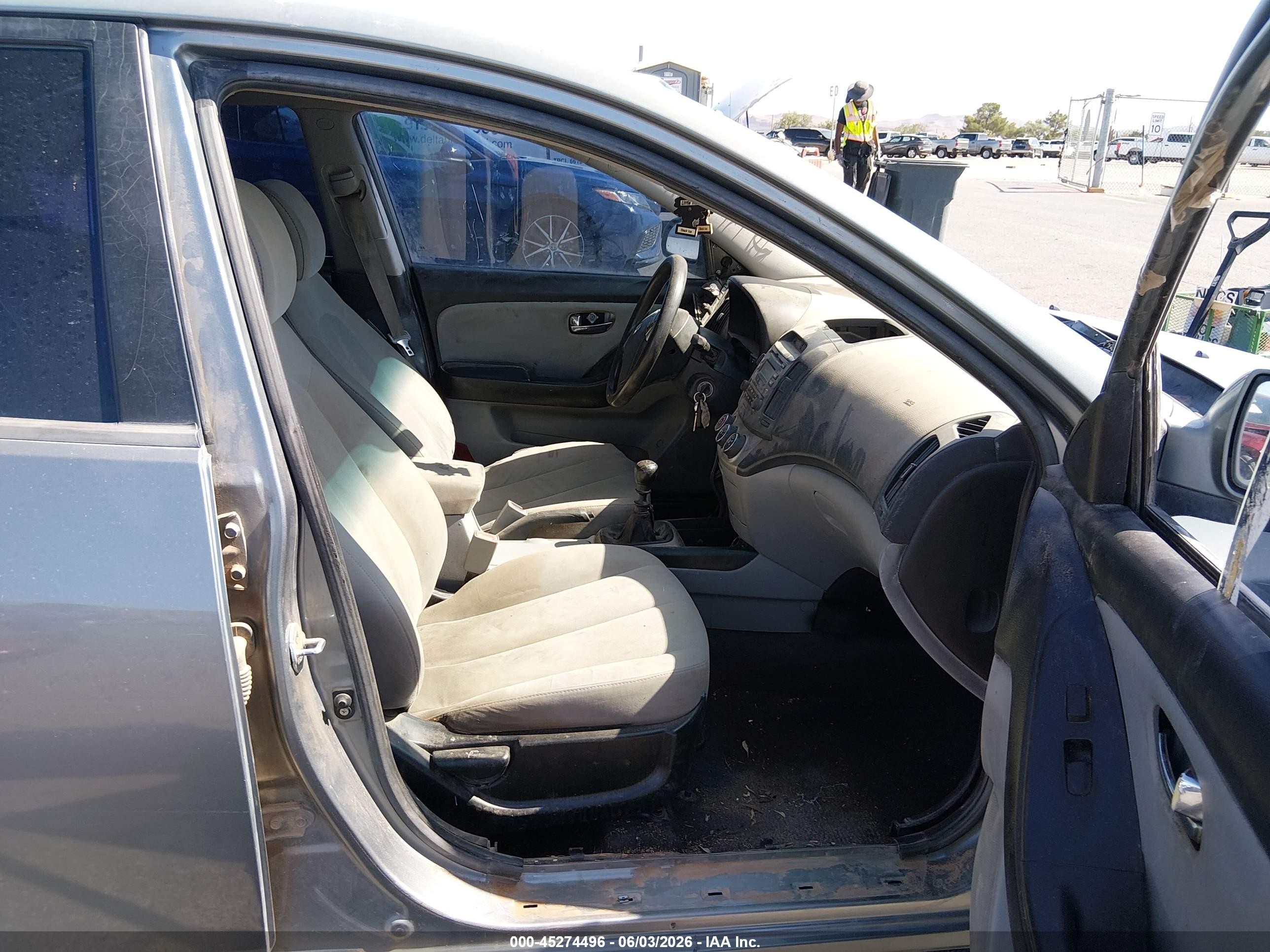 2010 Hyundai Elantra Blue Gray vin: KMHDU4AD9AU967386