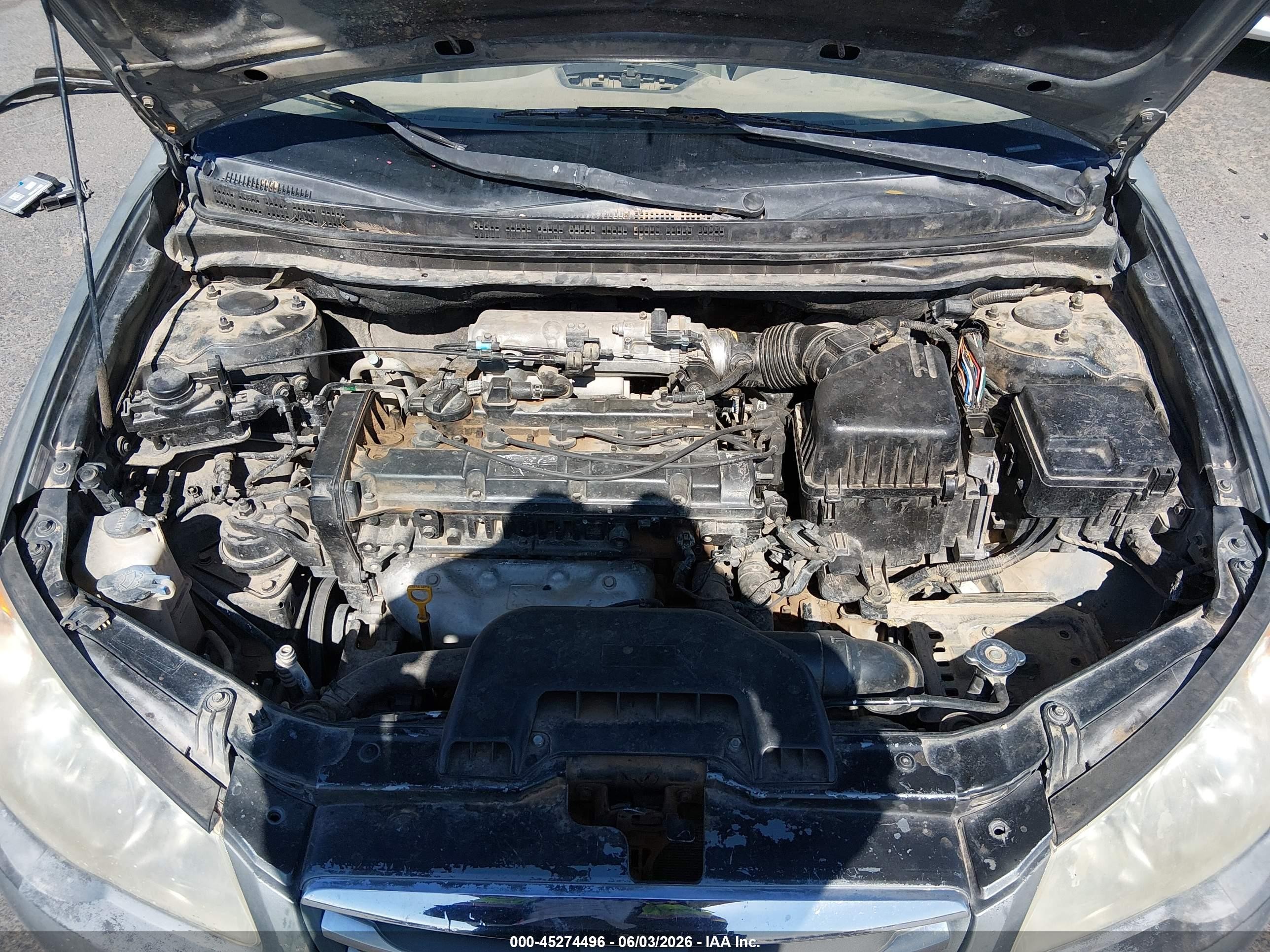 2010 Hyundai Elantra Blue Gray vin: KMHDU4AD9AU967386