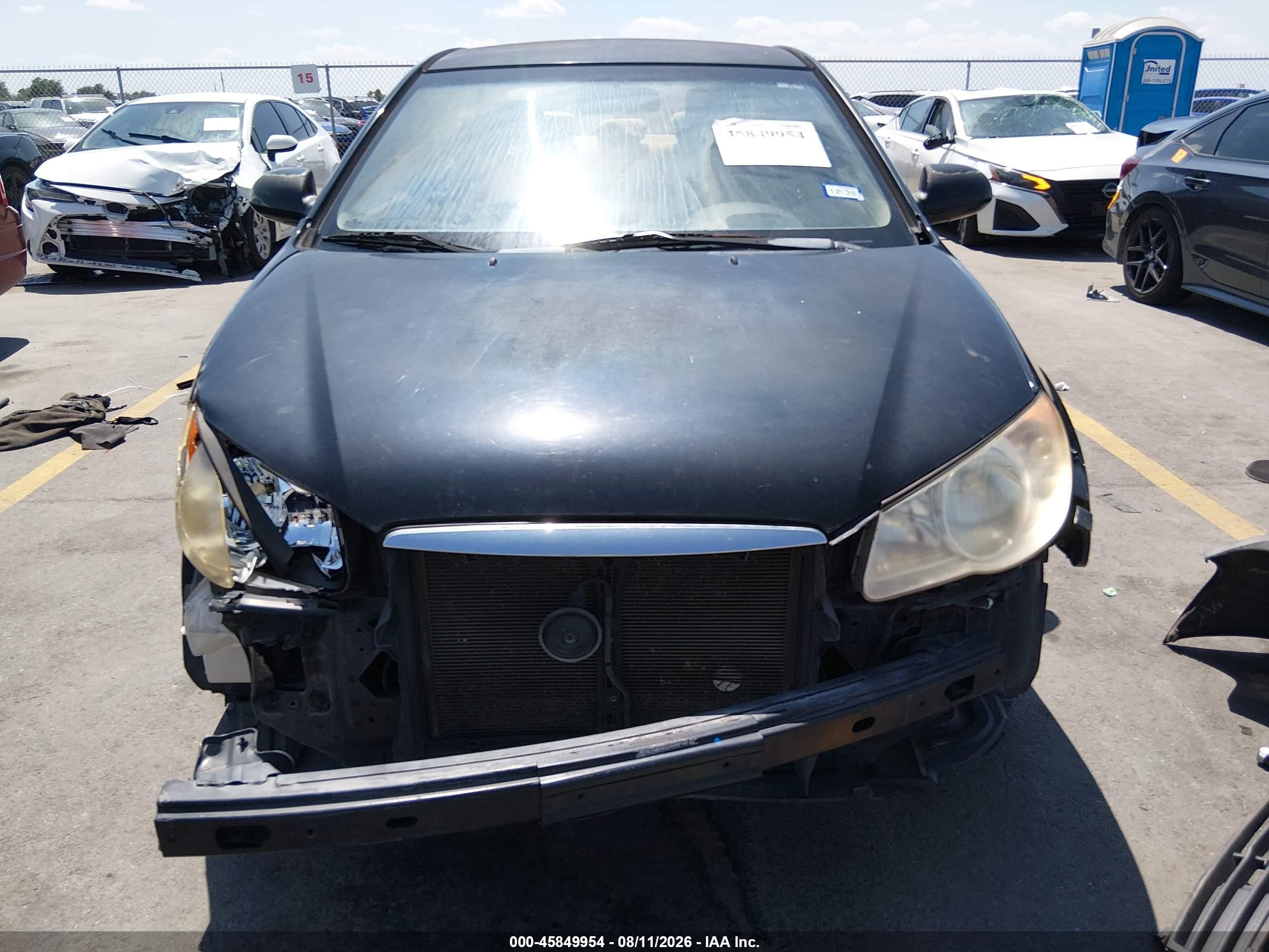 2010 Hyundai Elantra Gls Black vin: KMHDU4AD9AU972863