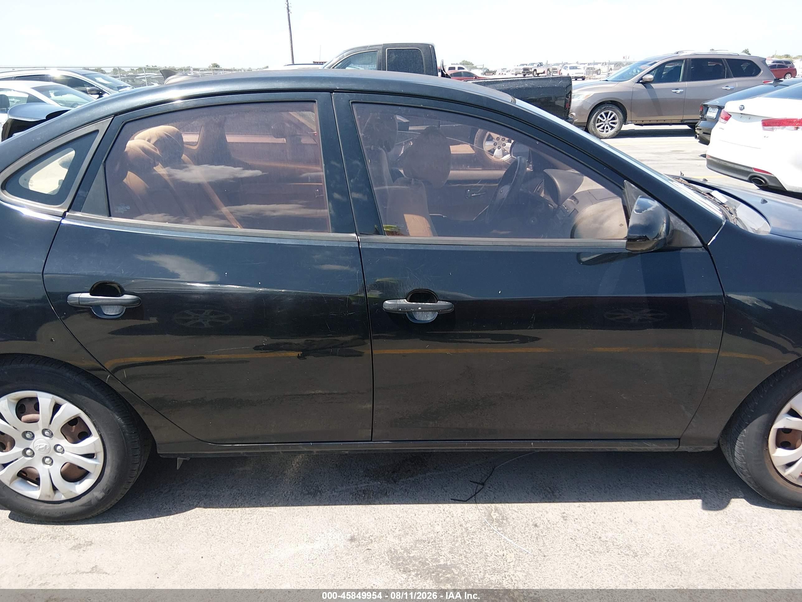 2010 Hyundai Elantra Gls Black vin: KMHDU4AD9AU972863