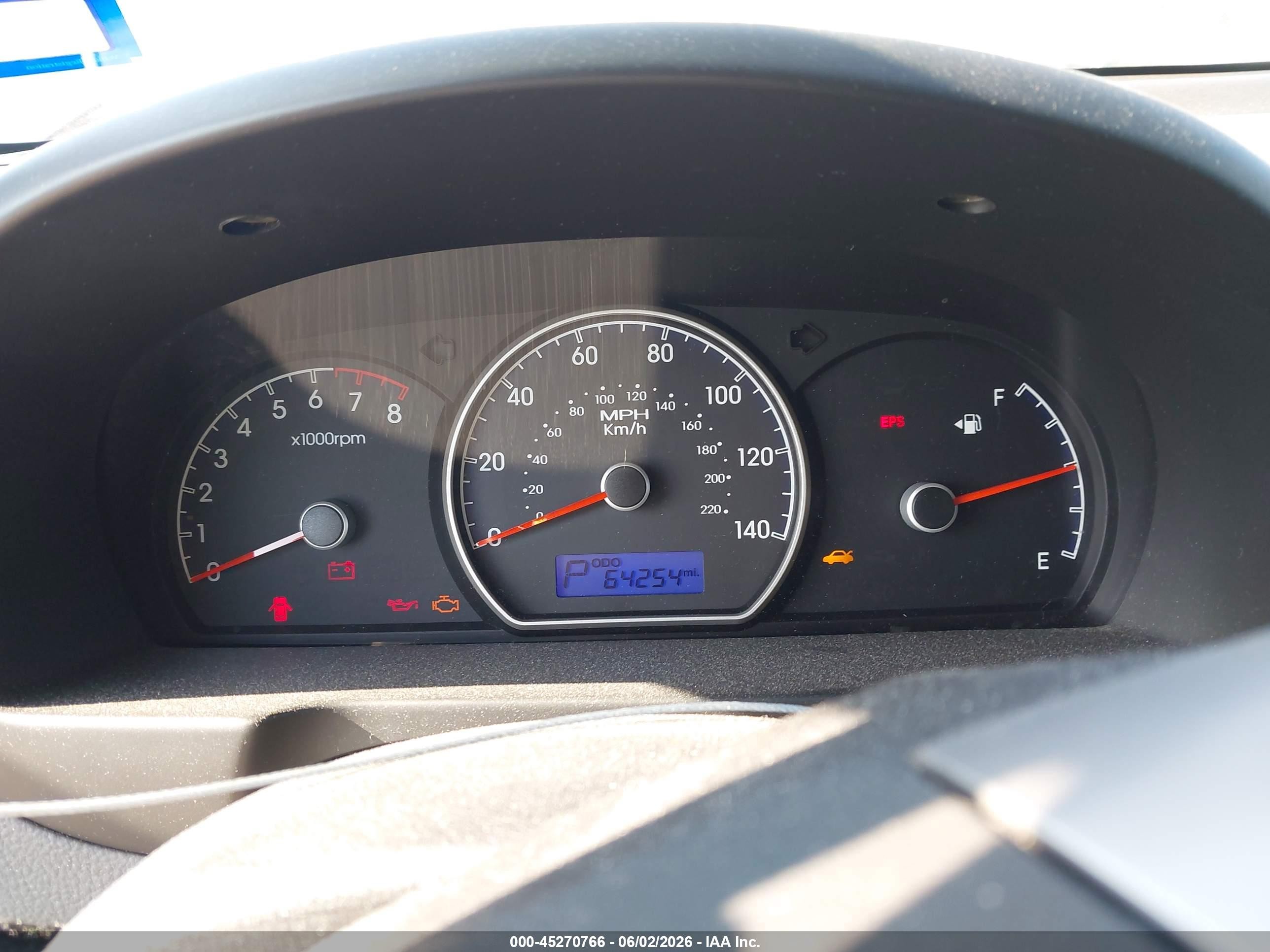 2010 Hyundai Elantra Gls Blue vin: KMHDU4AD9AU980445