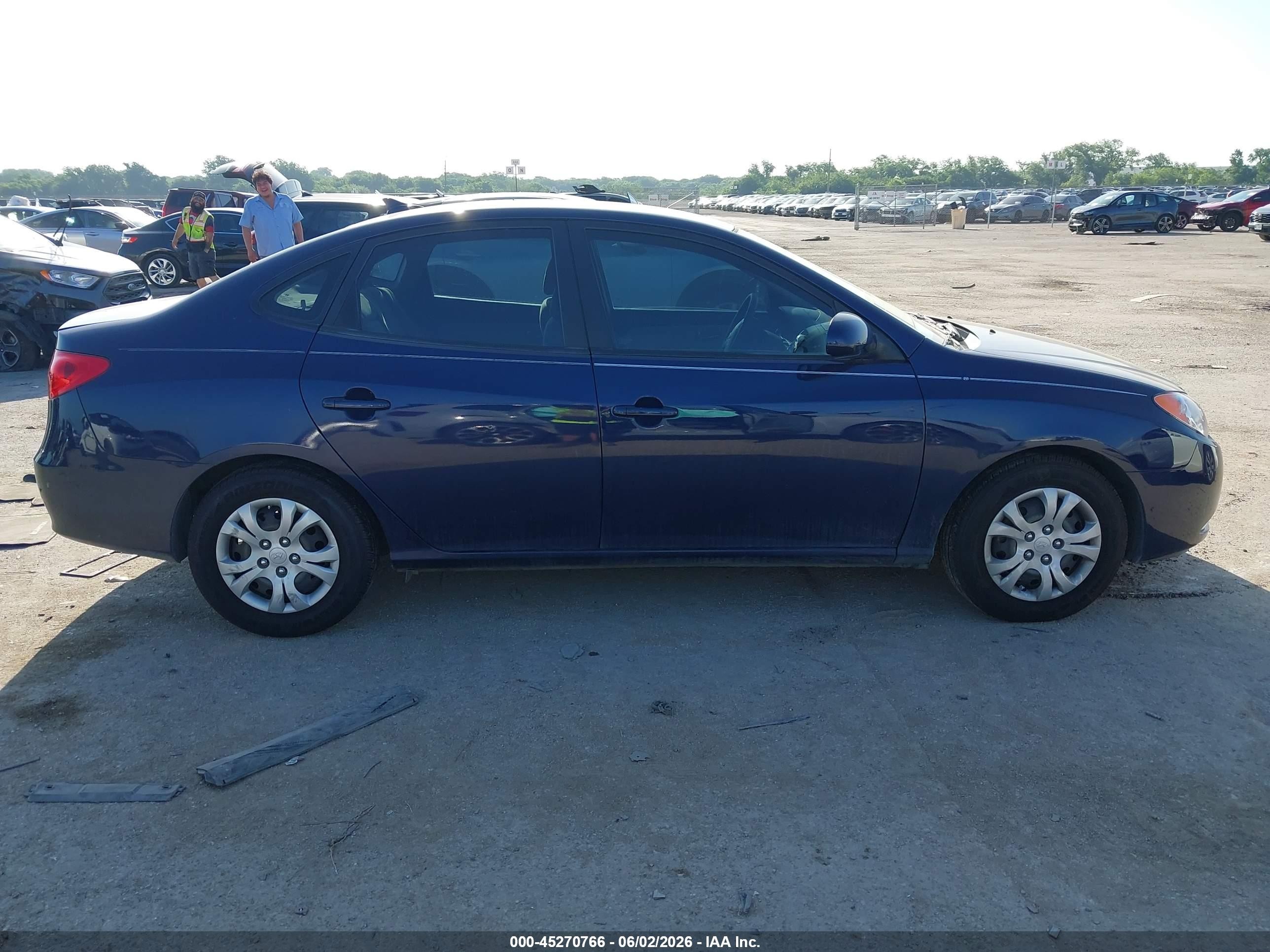 2010 Hyundai Elantra Gls Blue vin: KMHDU4AD9AU980445