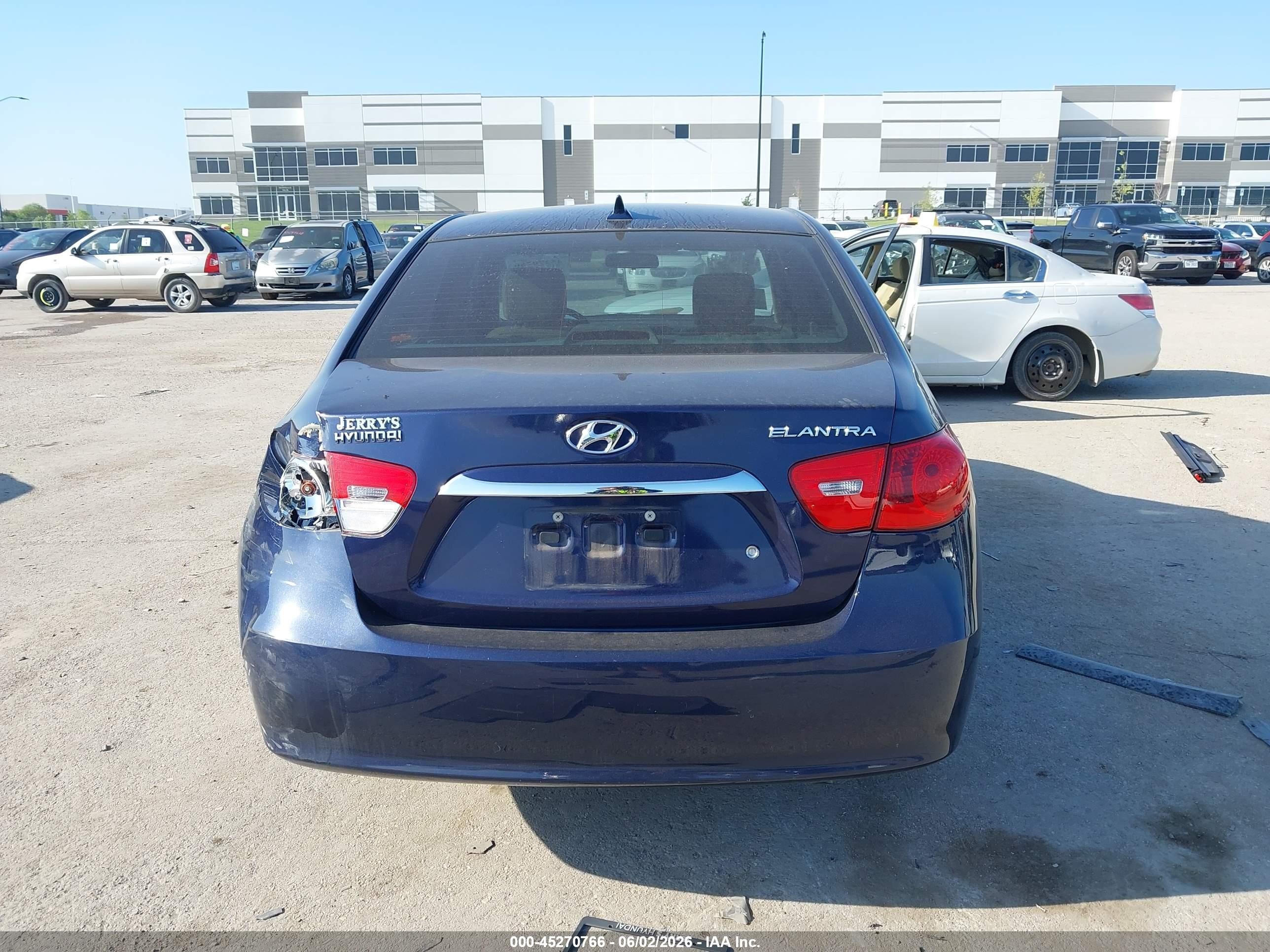 2010 Hyundai Elantra Gls Blue vin: KMHDU4AD9AU980445