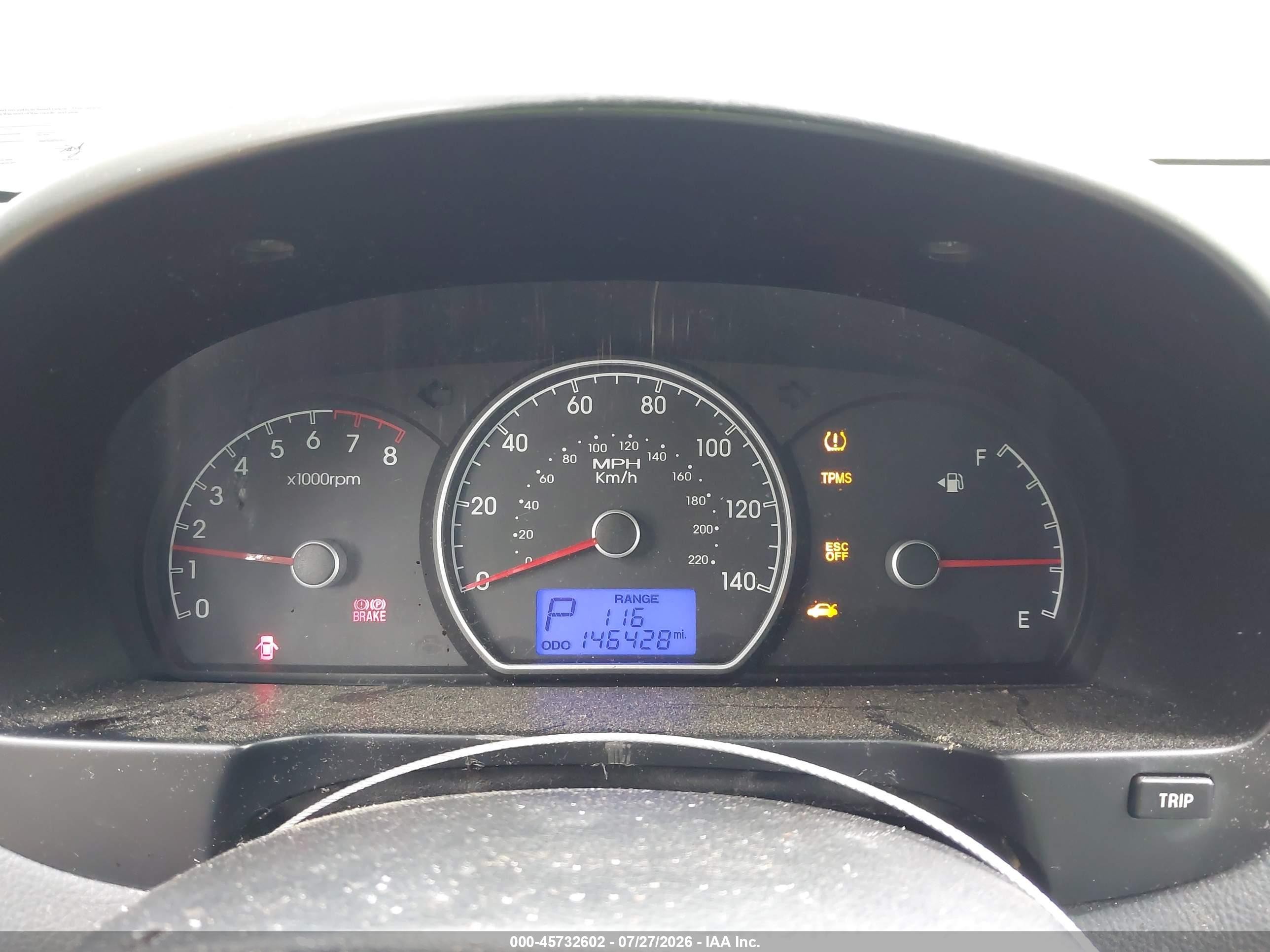 2010 Hyundai Elantra Se Blue vin: KMHDU4AD9AU992014