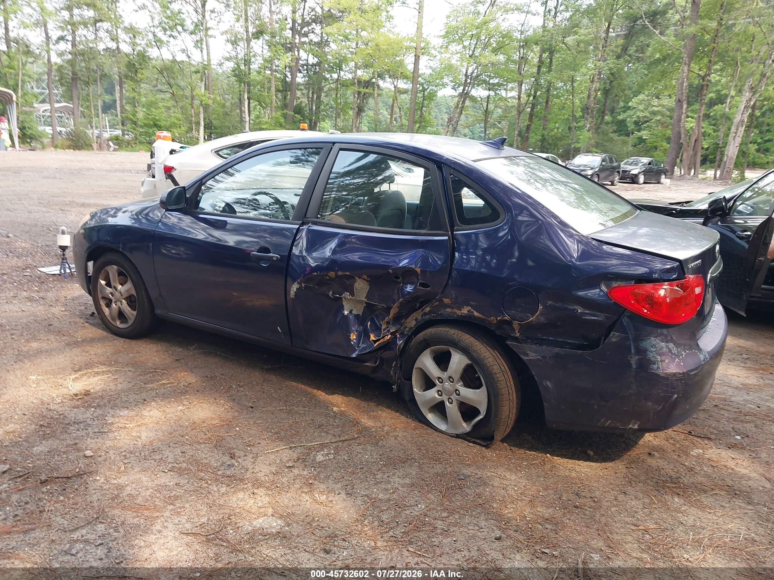 2010 Hyundai Elantra Se Blue vin: KMHDU4AD9AU992014