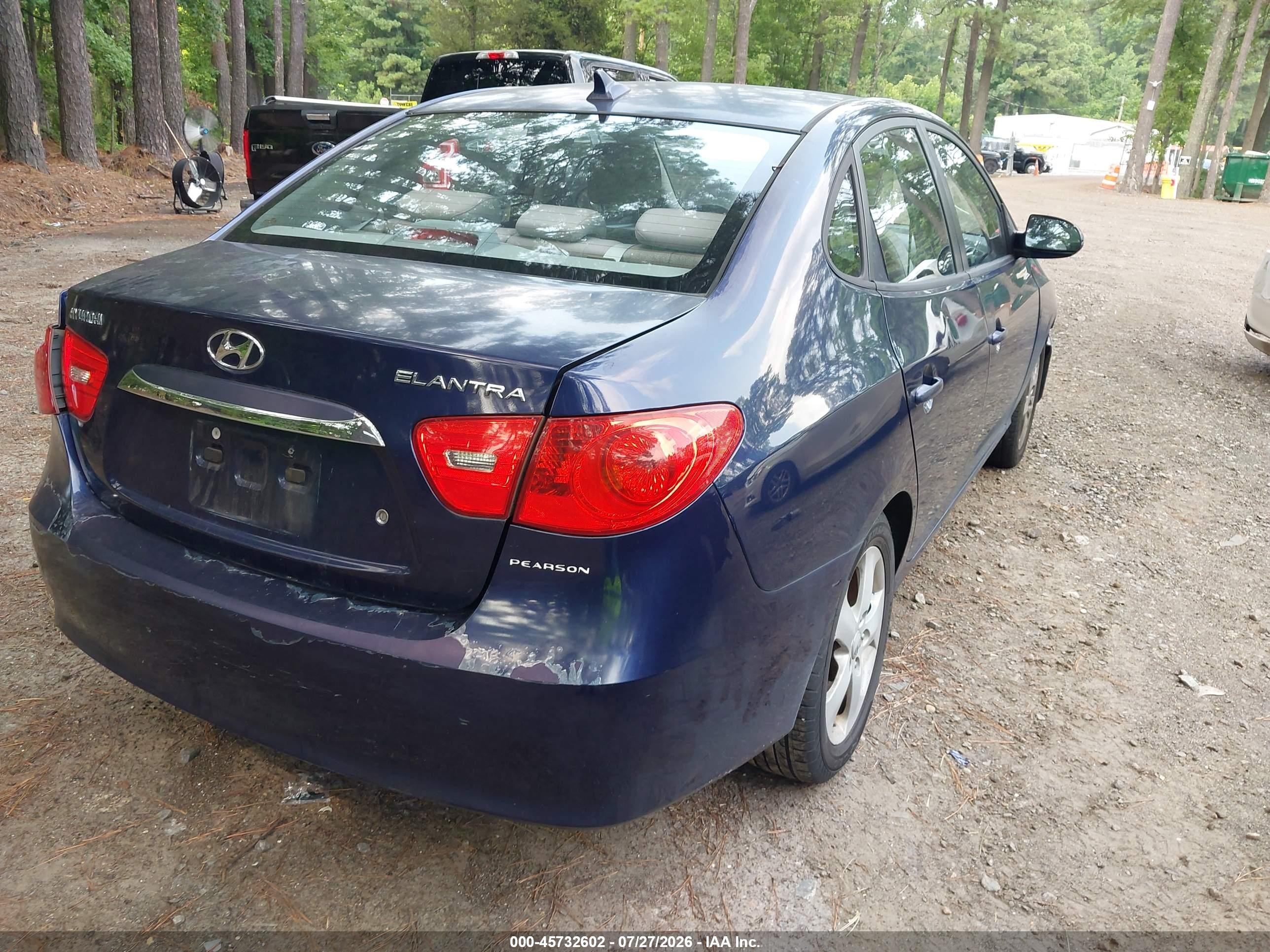 2010 Hyundai Elantra Se Blue vin: KMHDU4AD9AU992014