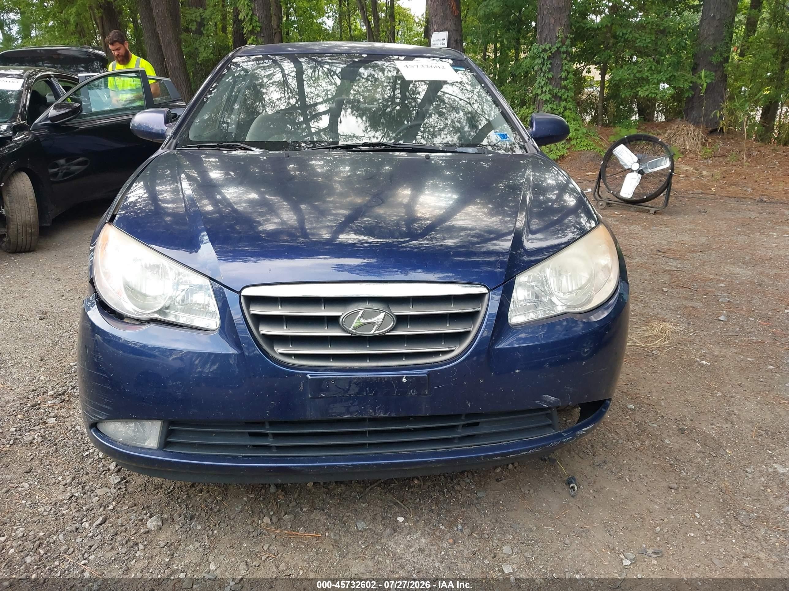 2010 Hyundai Elantra Se Blue vin: KMHDU4AD9AU992014