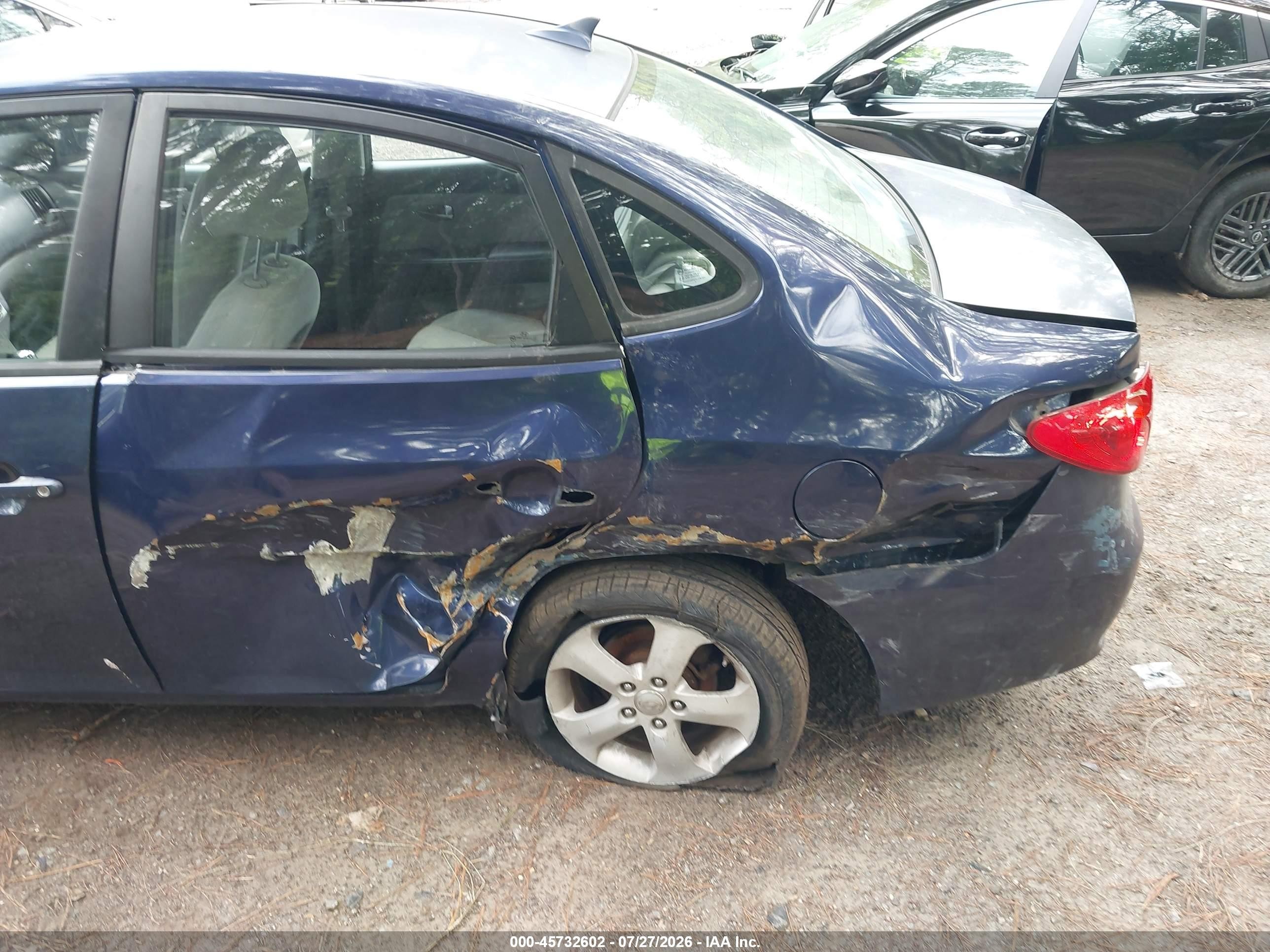2010 Hyundai Elantra Se Blue vin: KMHDU4AD9AU992014