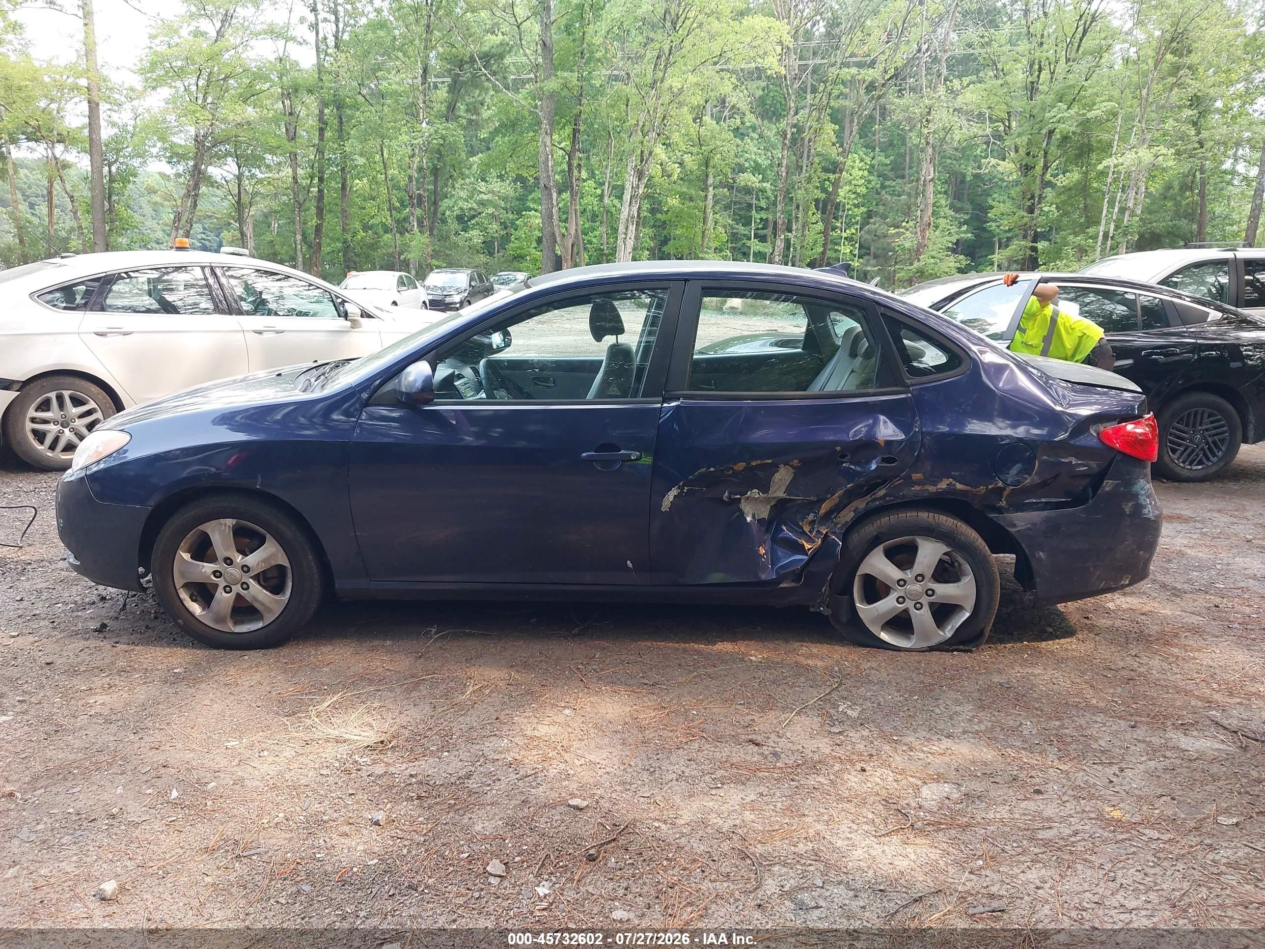 2010 Hyundai Elantra Se Blue vin: KMHDU4AD9AU992014