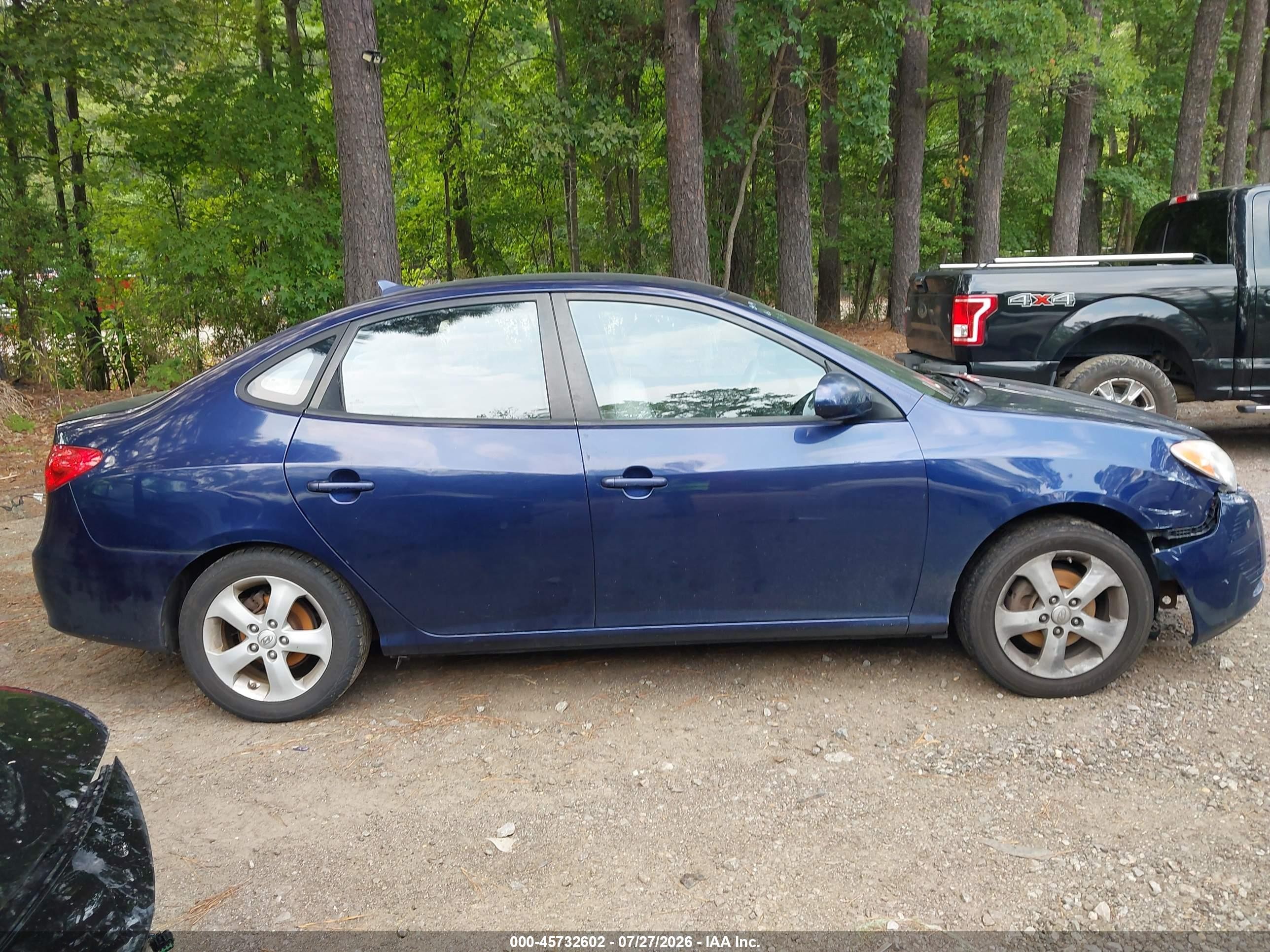 2010 Hyundai Elantra Se Blue vin: KMHDU4AD9AU992014