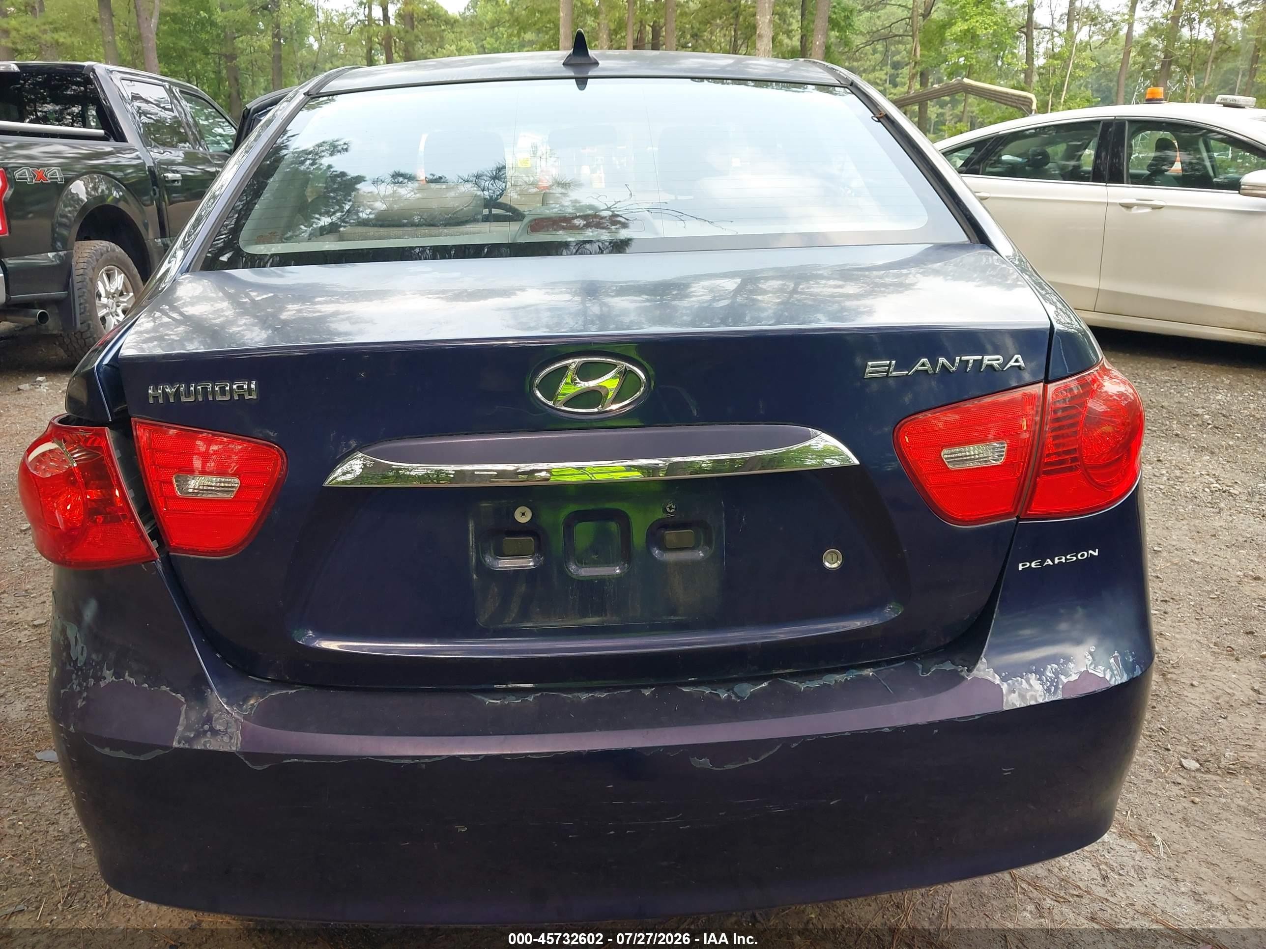 2010 Hyundai Elantra Se Blue vin: KMHDU4AD9AU992014