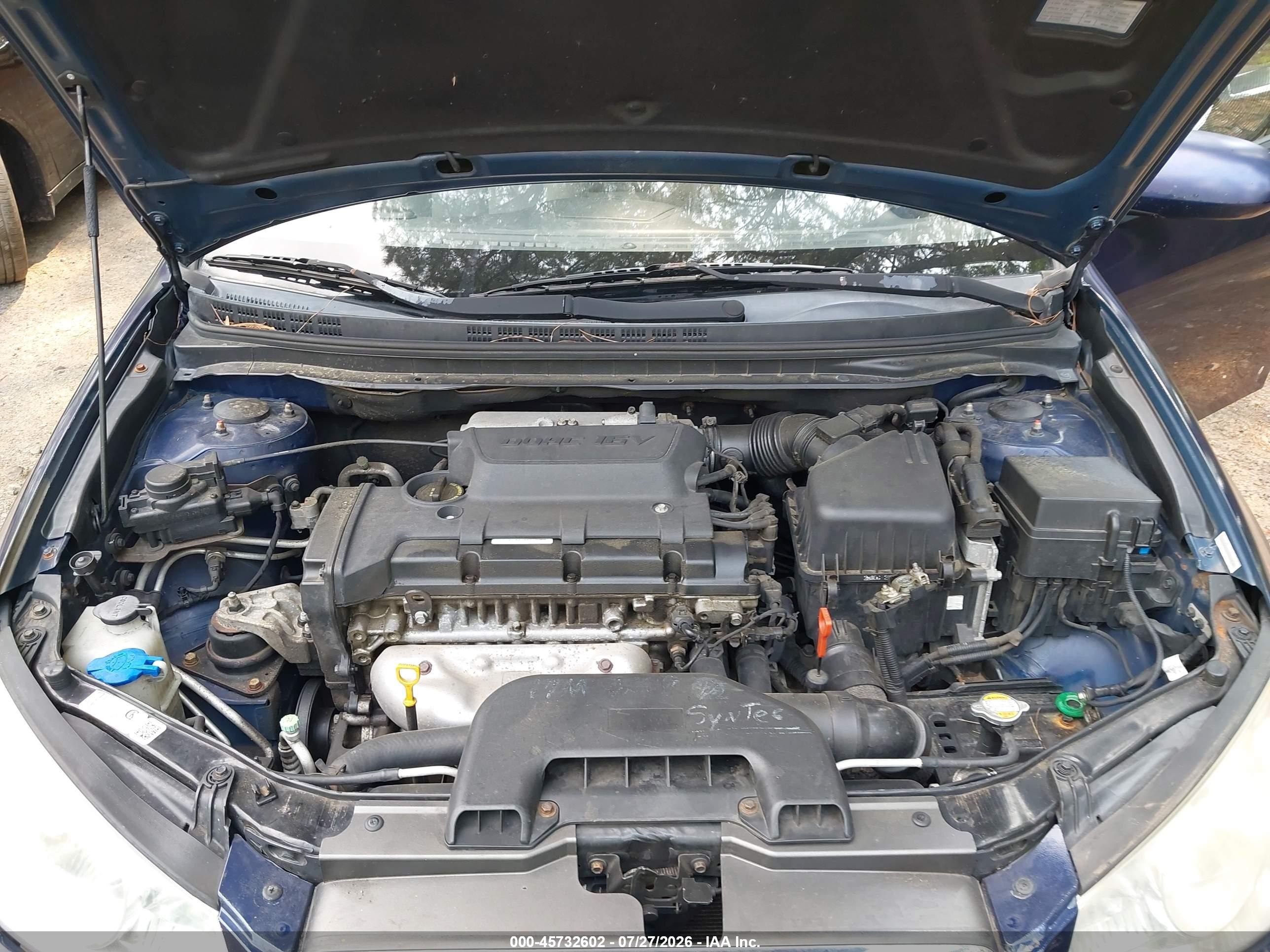 2010 Hyundai Elantra Se Blue vin: KMHDU4AD9AU992014