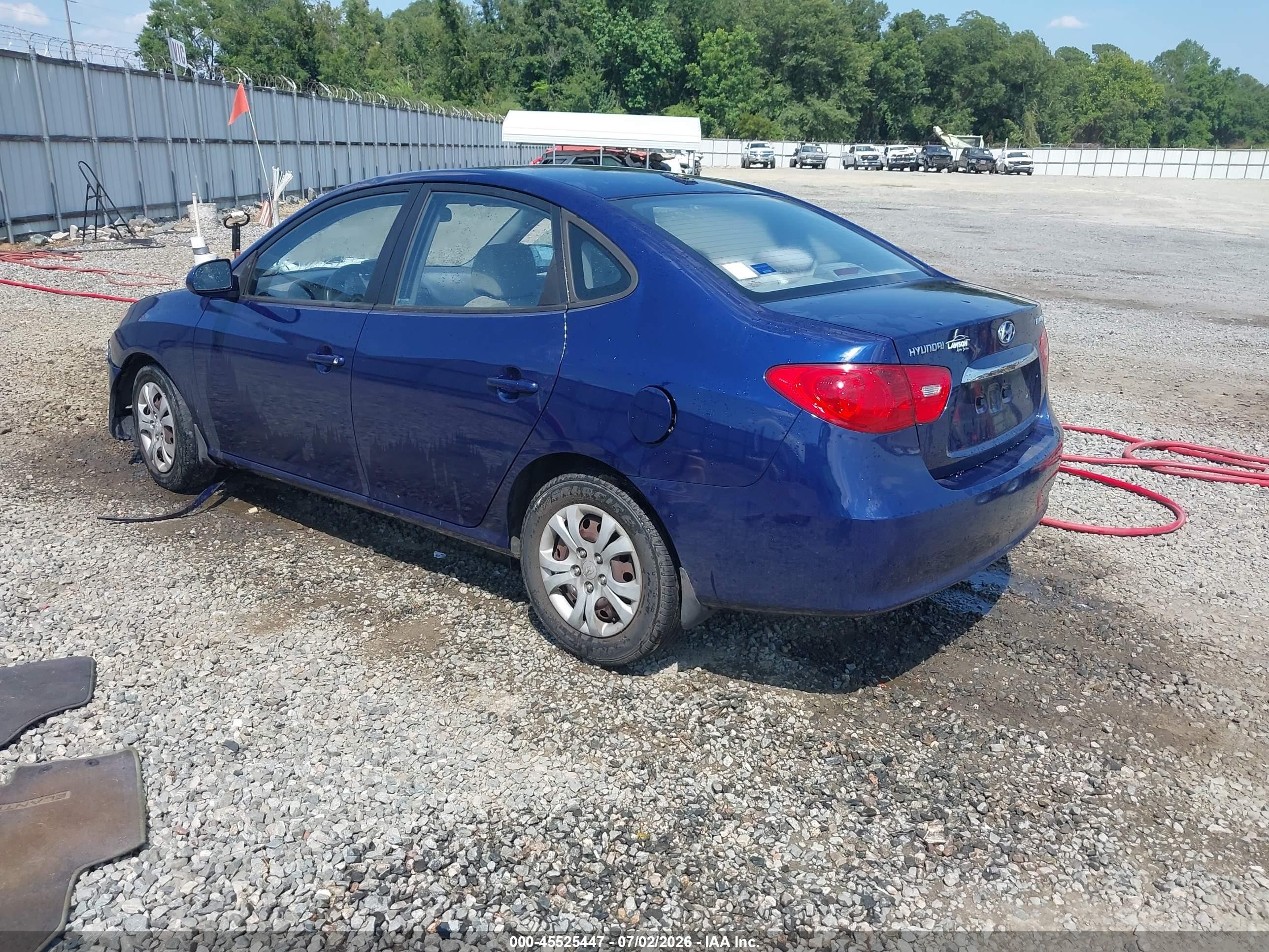 2010 Hyundai Elantra Gls Blue vin: KMHDU4ADXAU008403