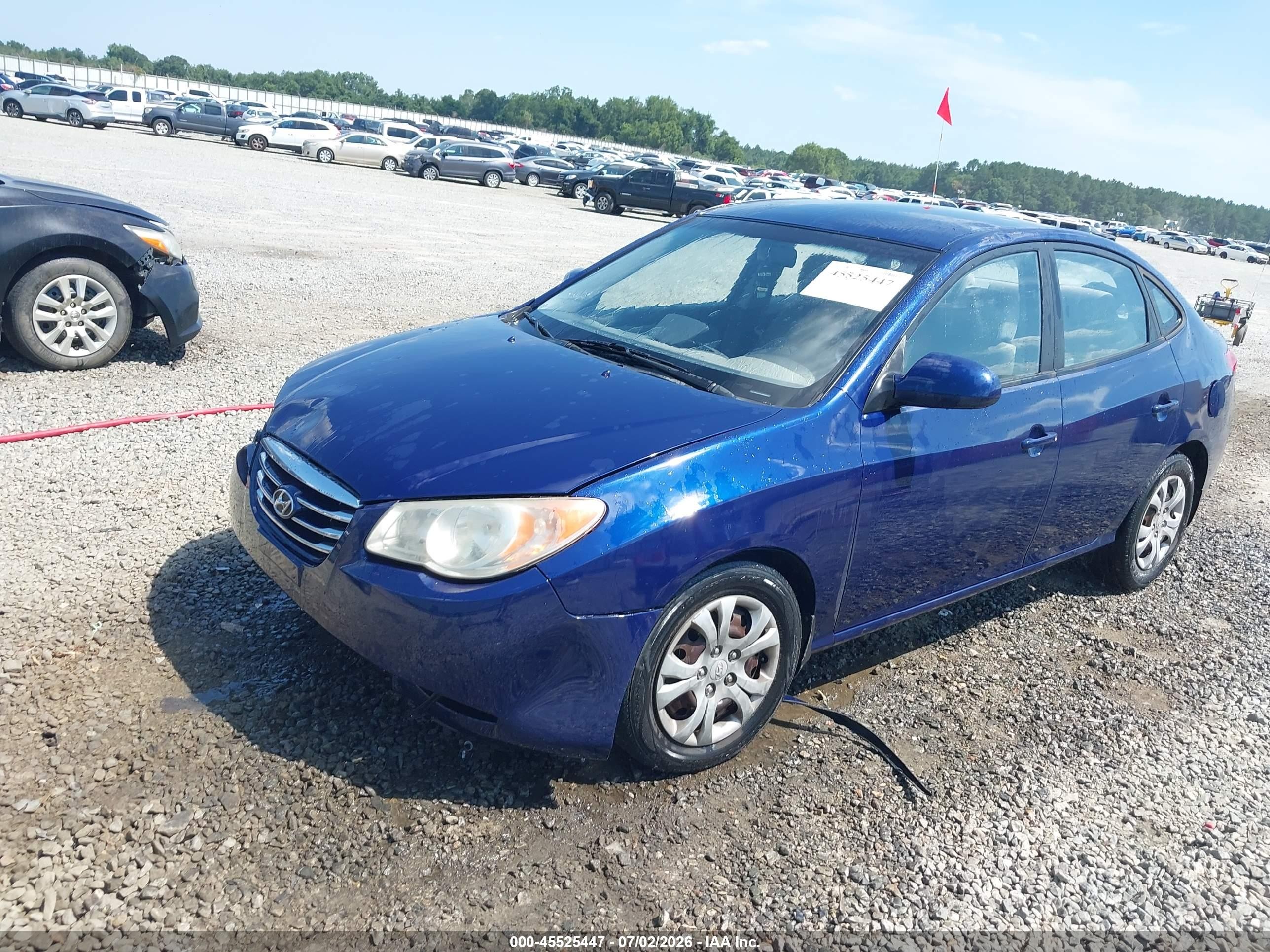 2010 Hyundai Elantra Gls Blue vin: KMHDU4ADXAU008403