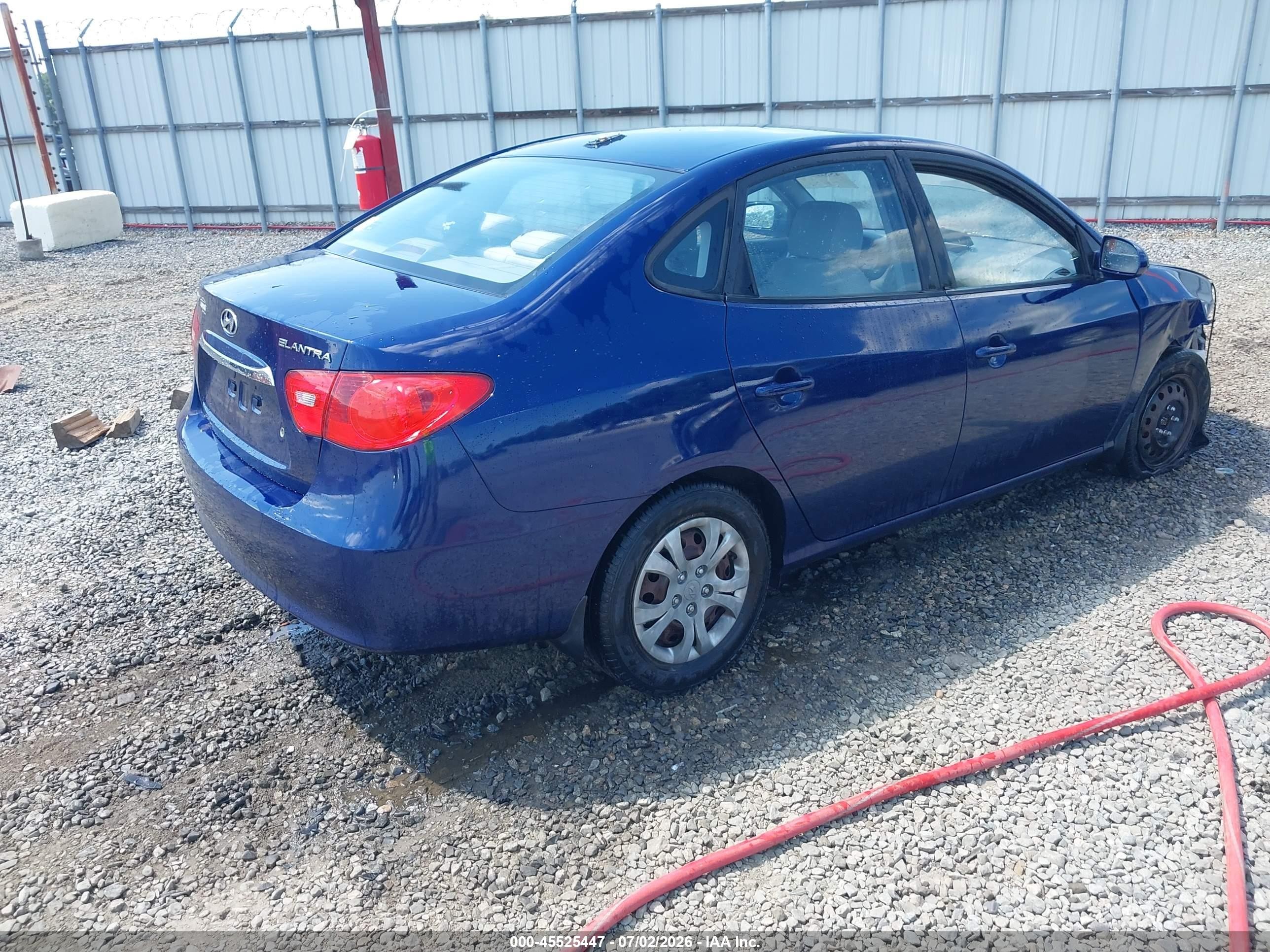 2010 Hyundai Elantra Gls Blue vin: KMHDU4ADXAU008403
