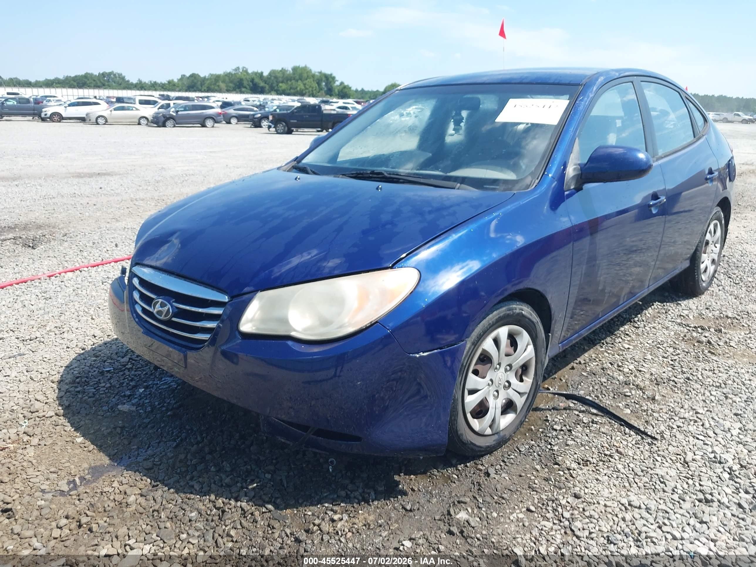 2010 Hyundai Elantra Gls Blue vin: KMHDU4ADXAU008403