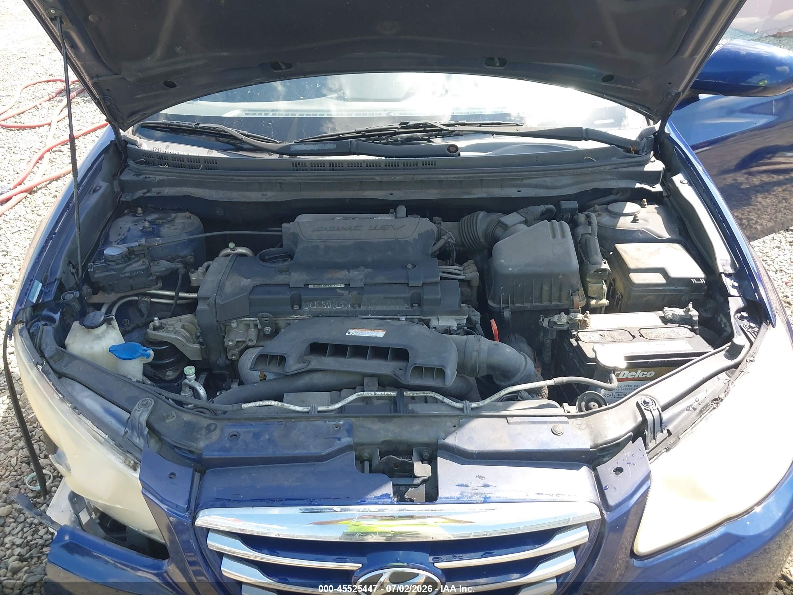 2010 Hyundai Elantra Gls Blue vin: KMHDU4ADXAU008403