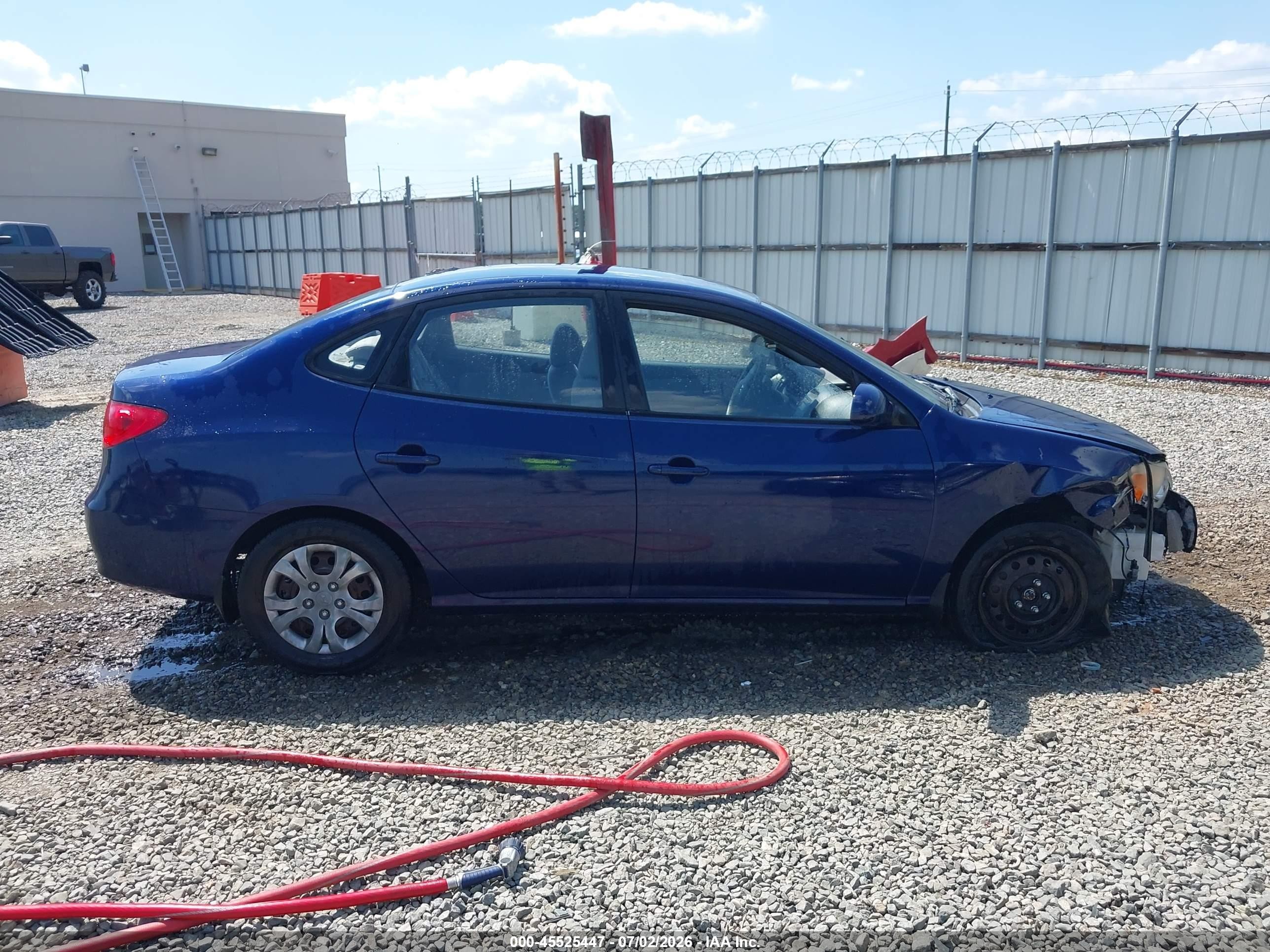 2010 Hyundai Elantra Gls Blue vin: KMHDU4ADXAU008403