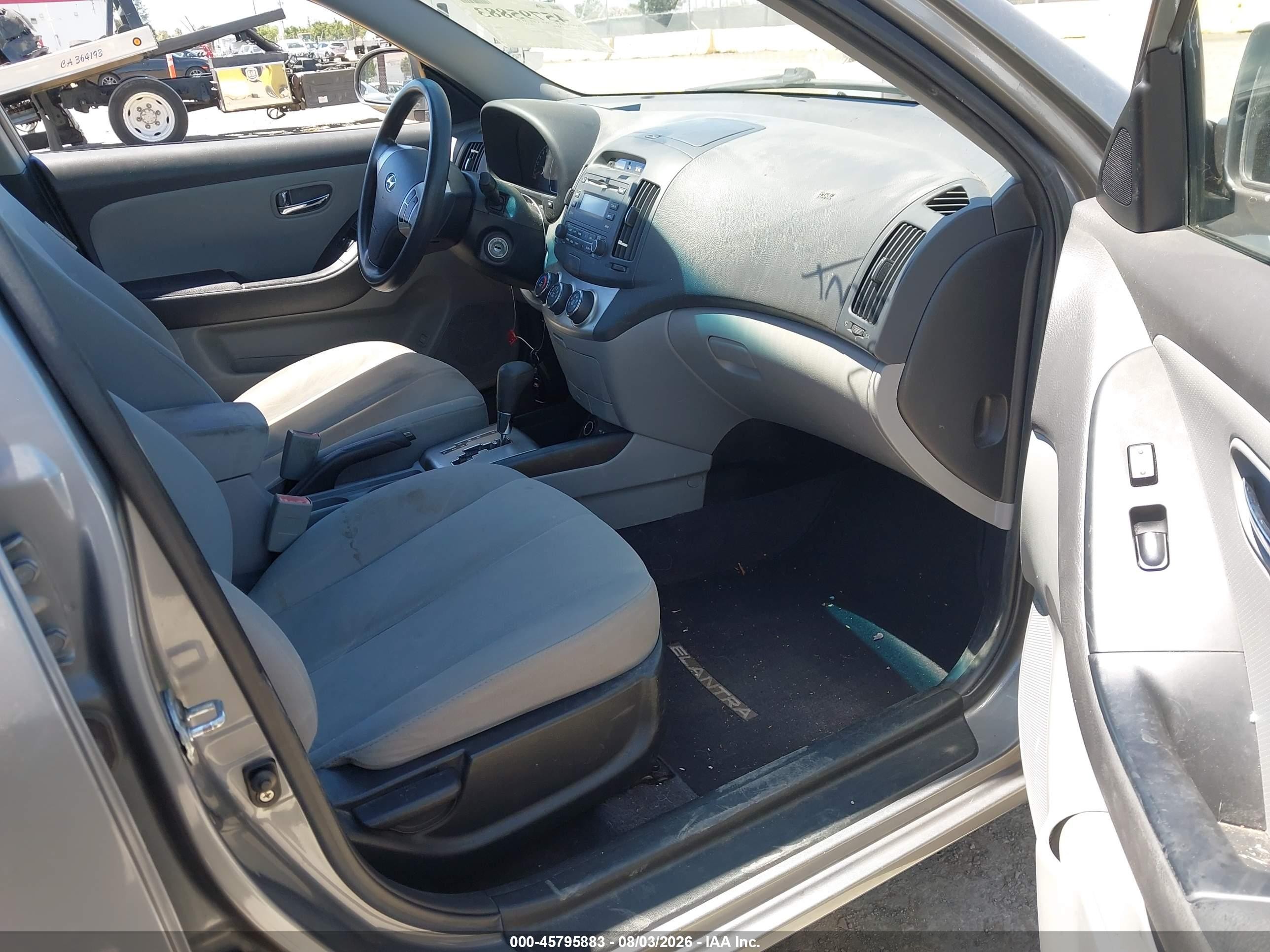 2010 Hyundai Elantra Gls Gray vin: KMHDU4ADXAU037786