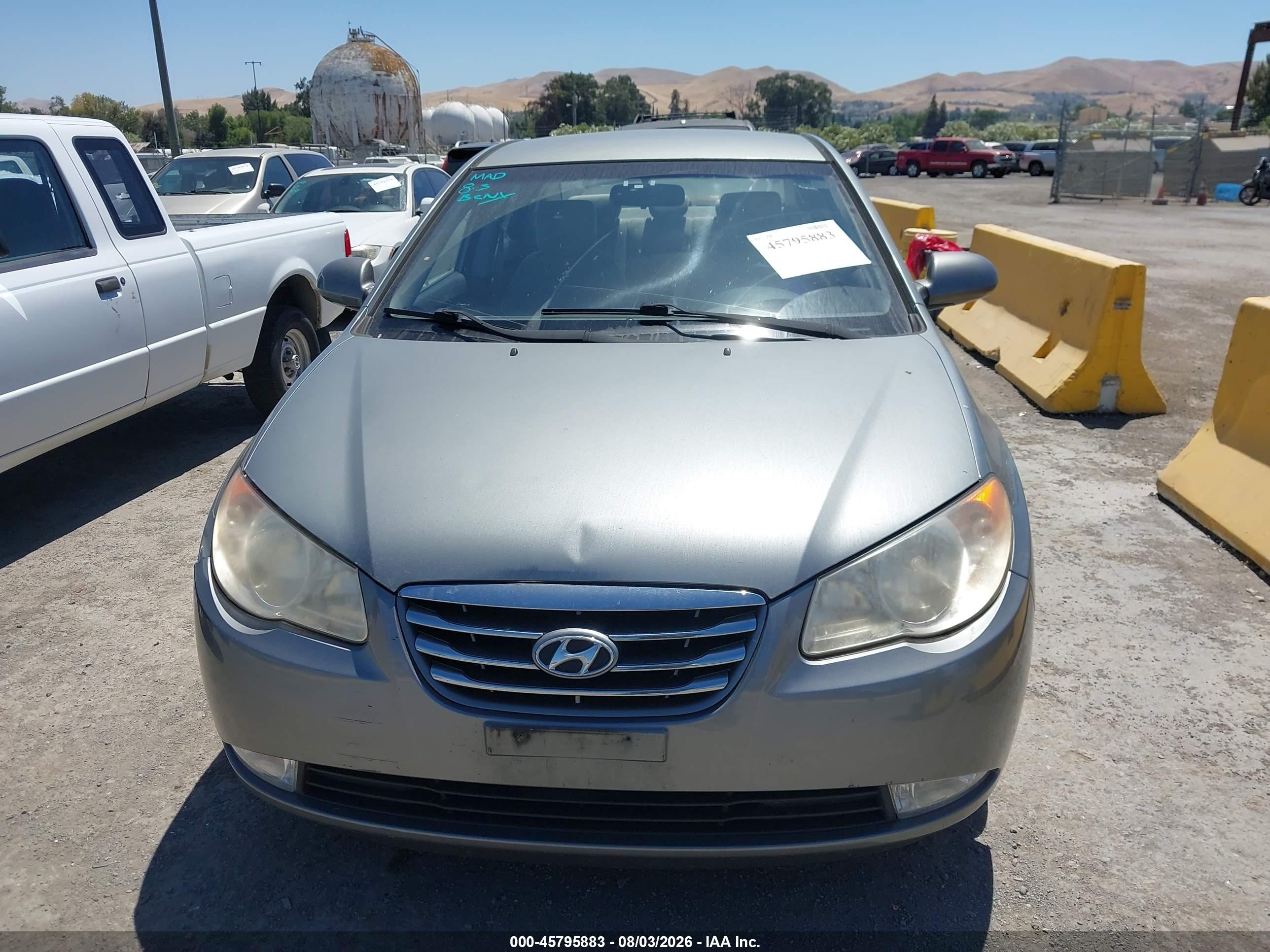 2010 Hyundai Elantra Gls Gray vin: KMHDU4ADXAU037786