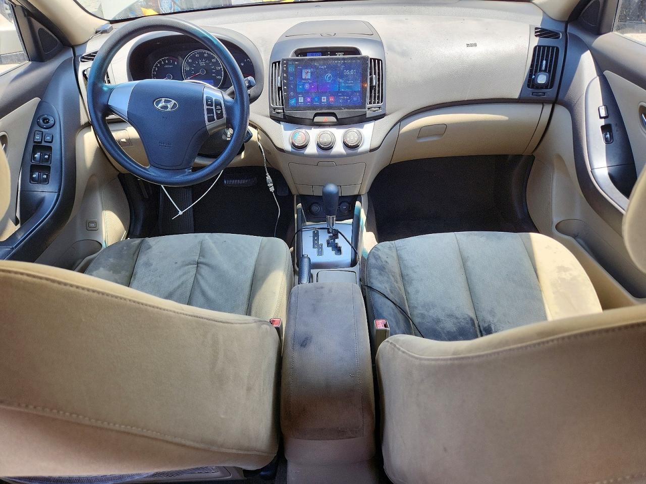 2010 Hyundai Elantra Gls Beige vin: KMHDU4ADXAU048299
