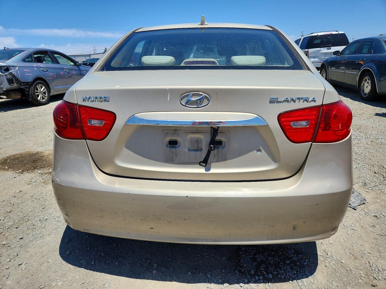 2010 Hyundai Elantra Gls Beige vin: KMHDU4ADXAU048299