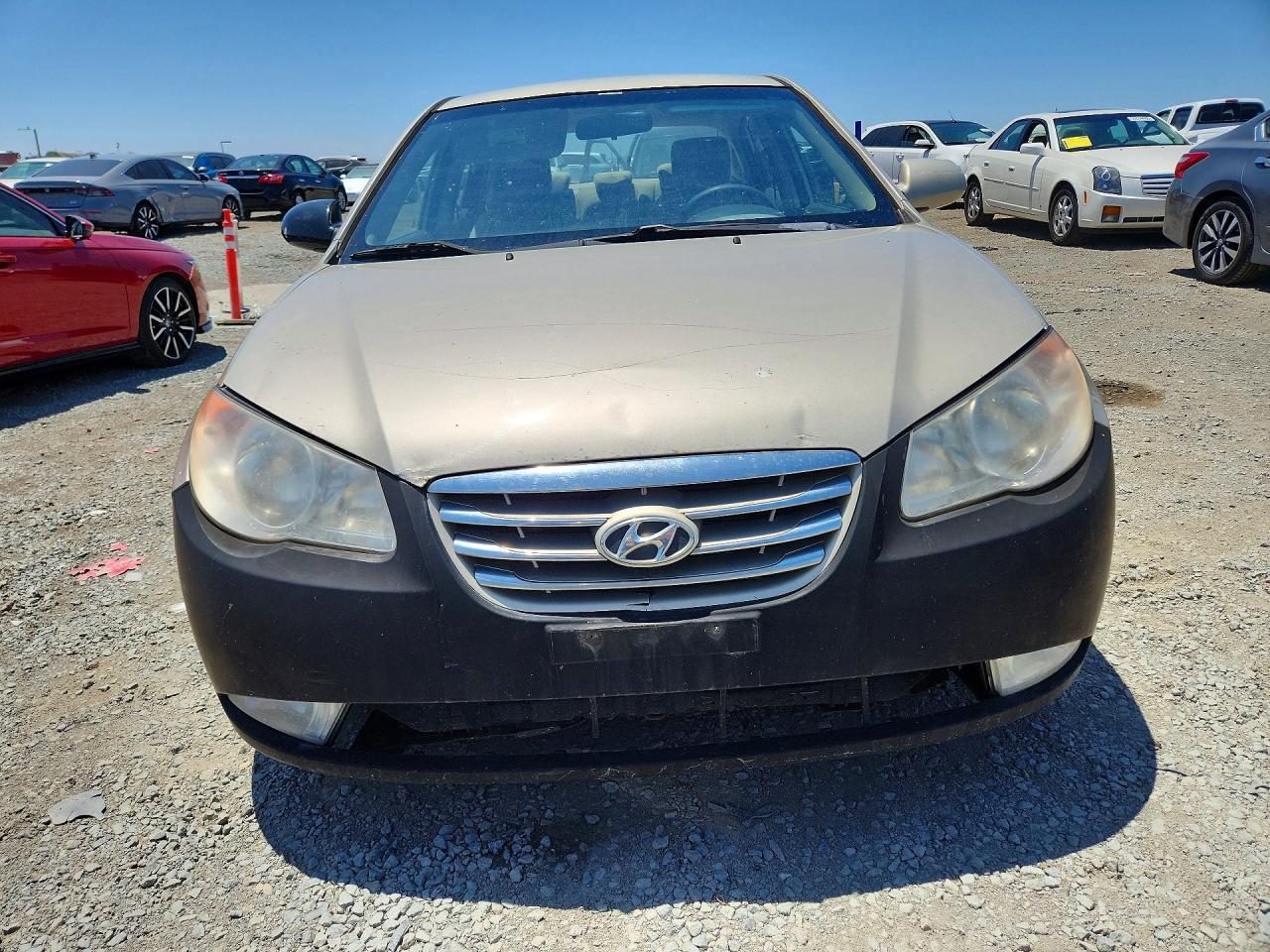 2010 Hyundai Elantra Gls Beige vin: KMHDU4ADXAU048299