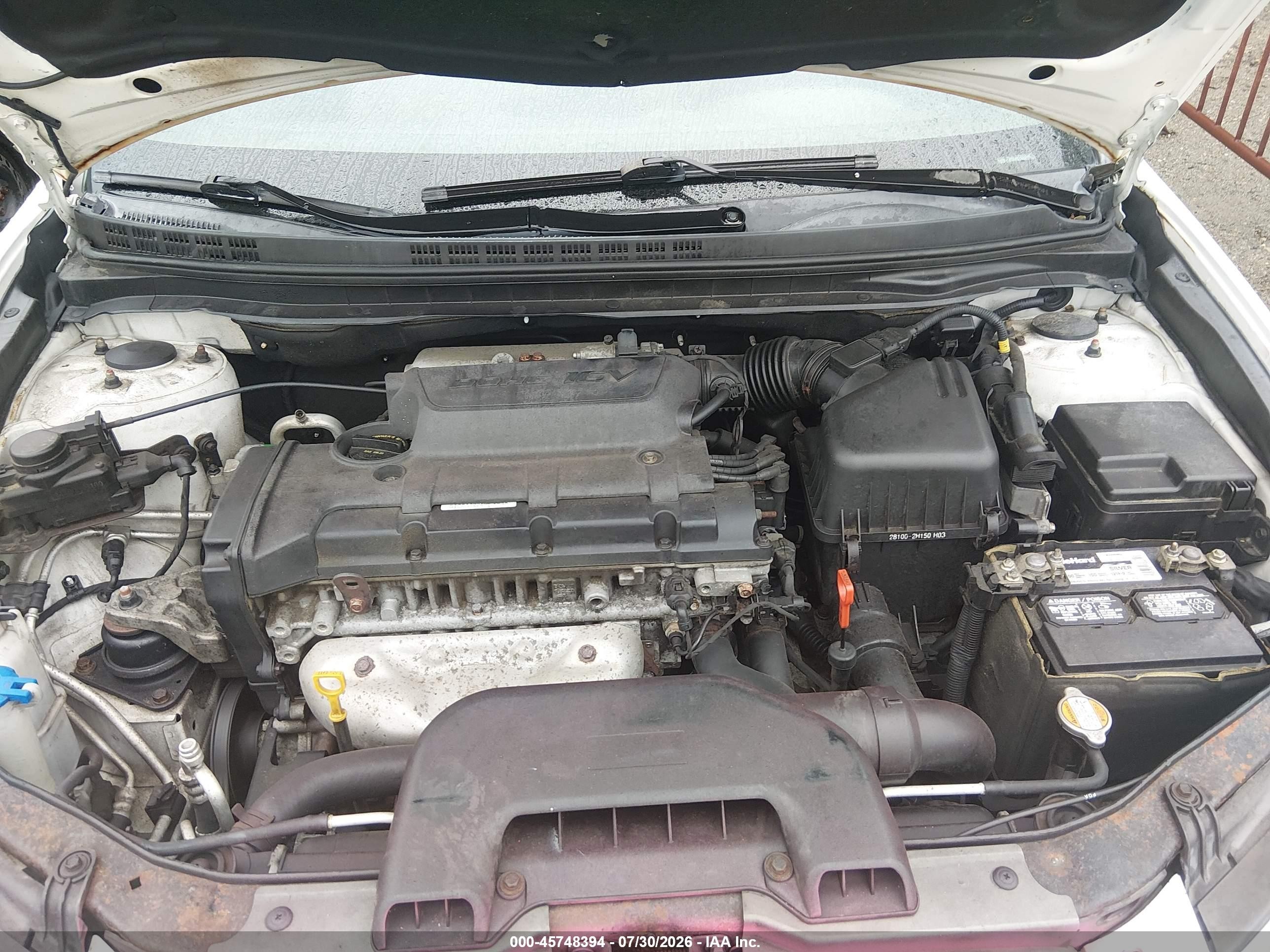 2010 Hyundai Elantra Gls White vin: KMHDU4ADXAU062185
