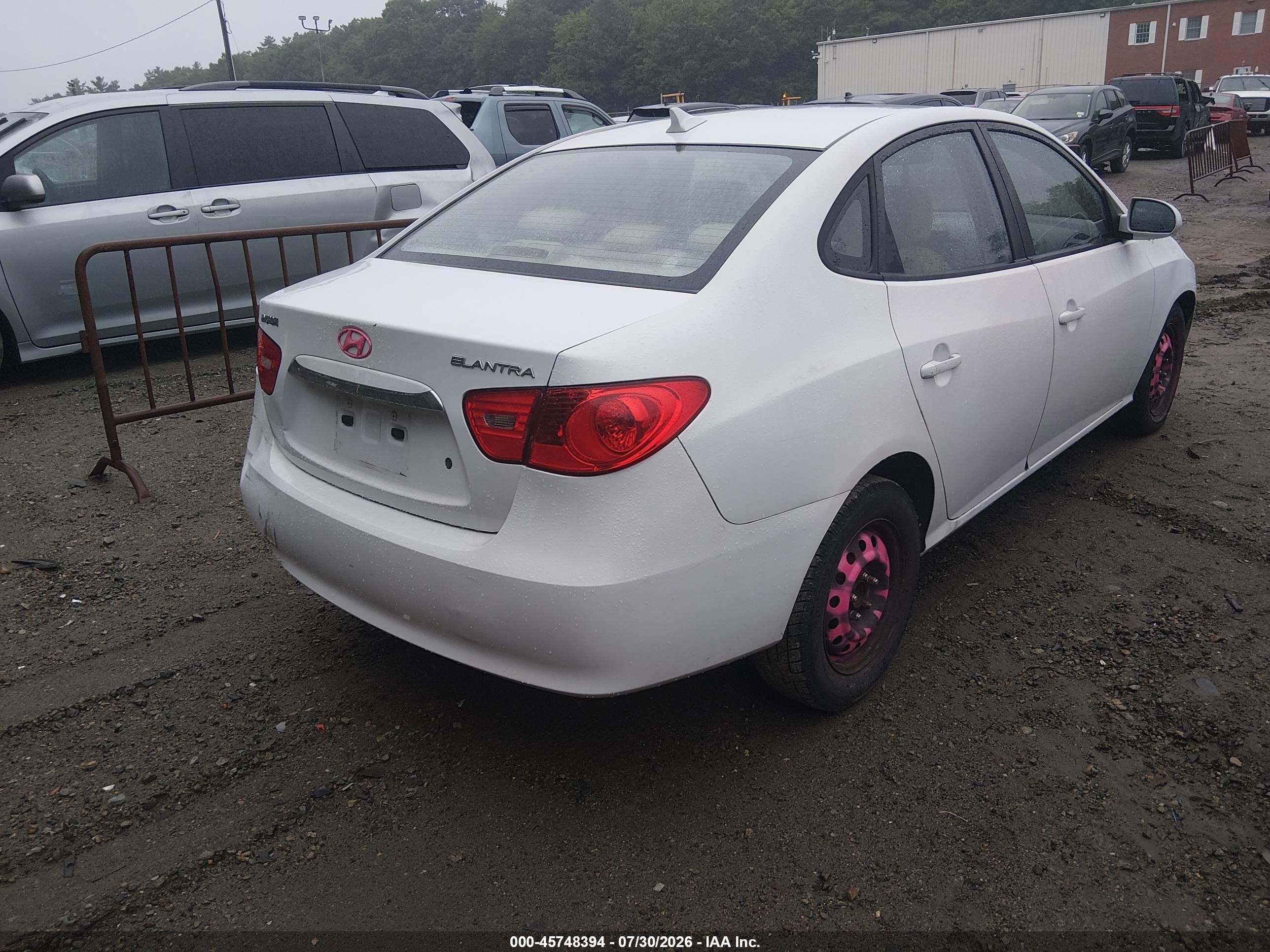 2010 Hyundai Elantra Gls White vin: KMHDU4ADXAU062185