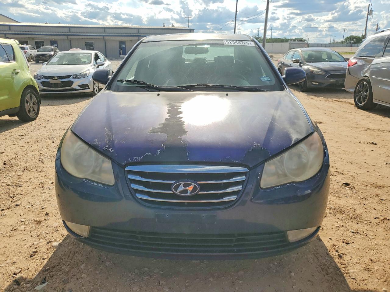 2010 Hyundai Elantra Gls Синий vin: KMHDU4ADXAU066303