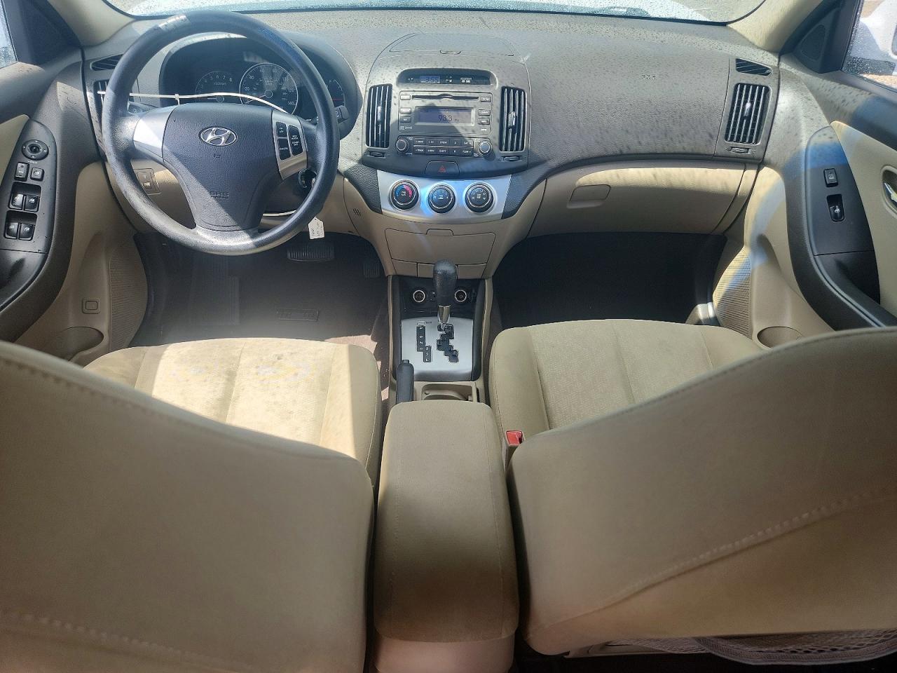 2010 Hyundai Elantra Gls White vin: KMHDU4ADXAU099124